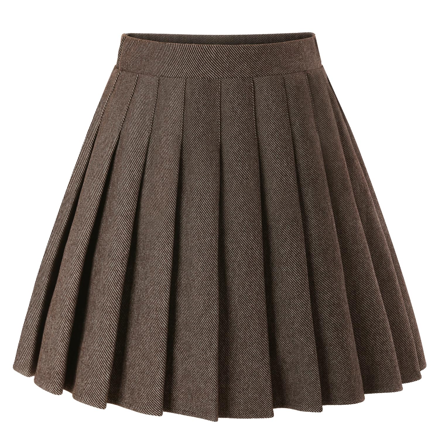 Elegant Pleated Mini Skirt for Fall & Winter