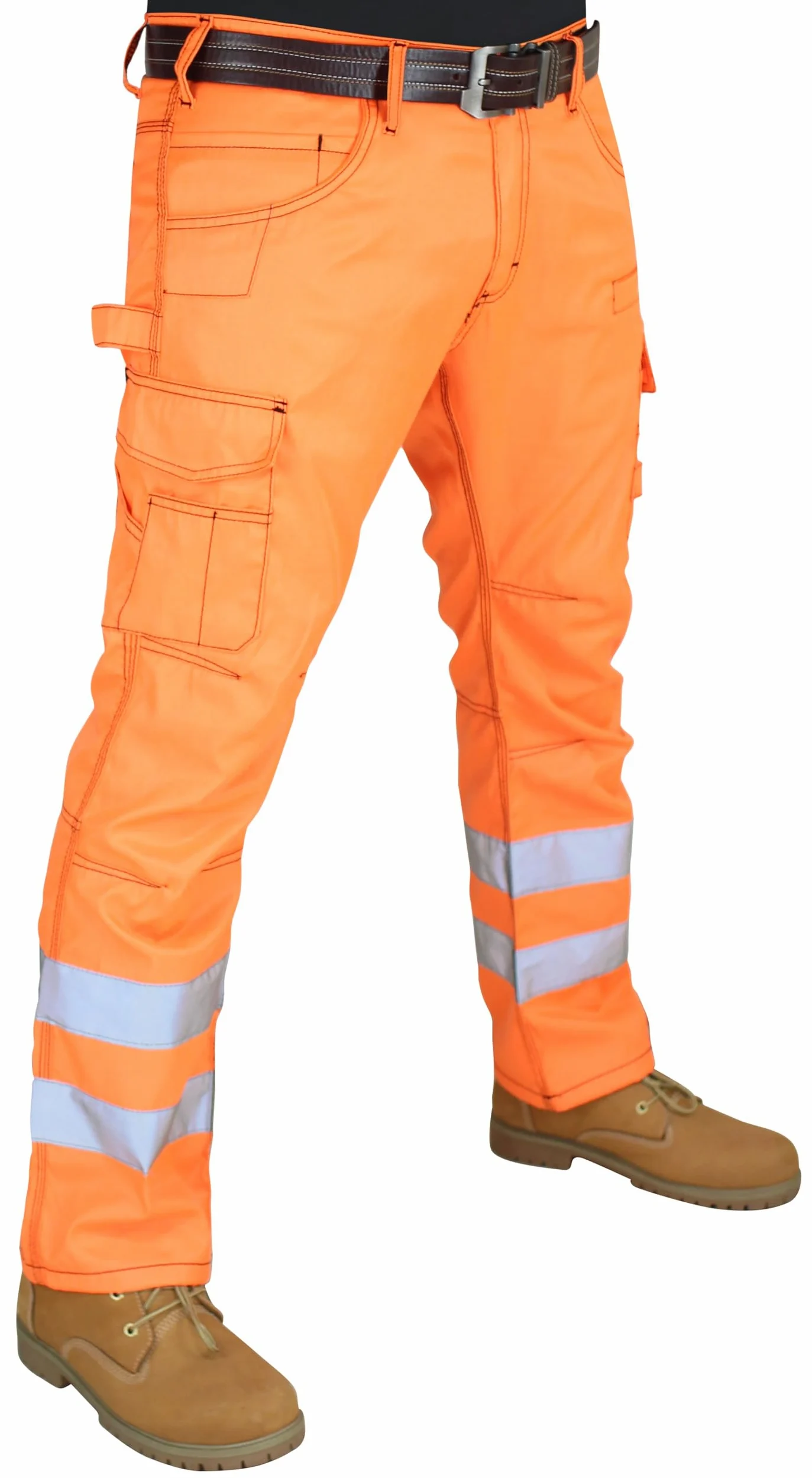 Pantalon de travail haute visibilité multi-poches pour homme