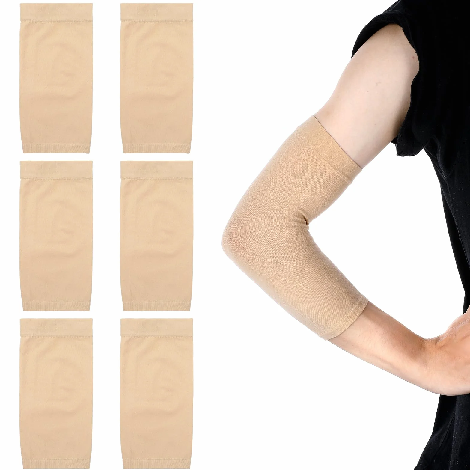 DIVINA VITAE 3 Paires De Manchons De Tatouage Pour Avant-Bras, Noirs, En Élasthanne, Pour Couvrir Les Tatouages ​​Et Protéger Du Soleil, Pour Hommes Et Femmes(2)