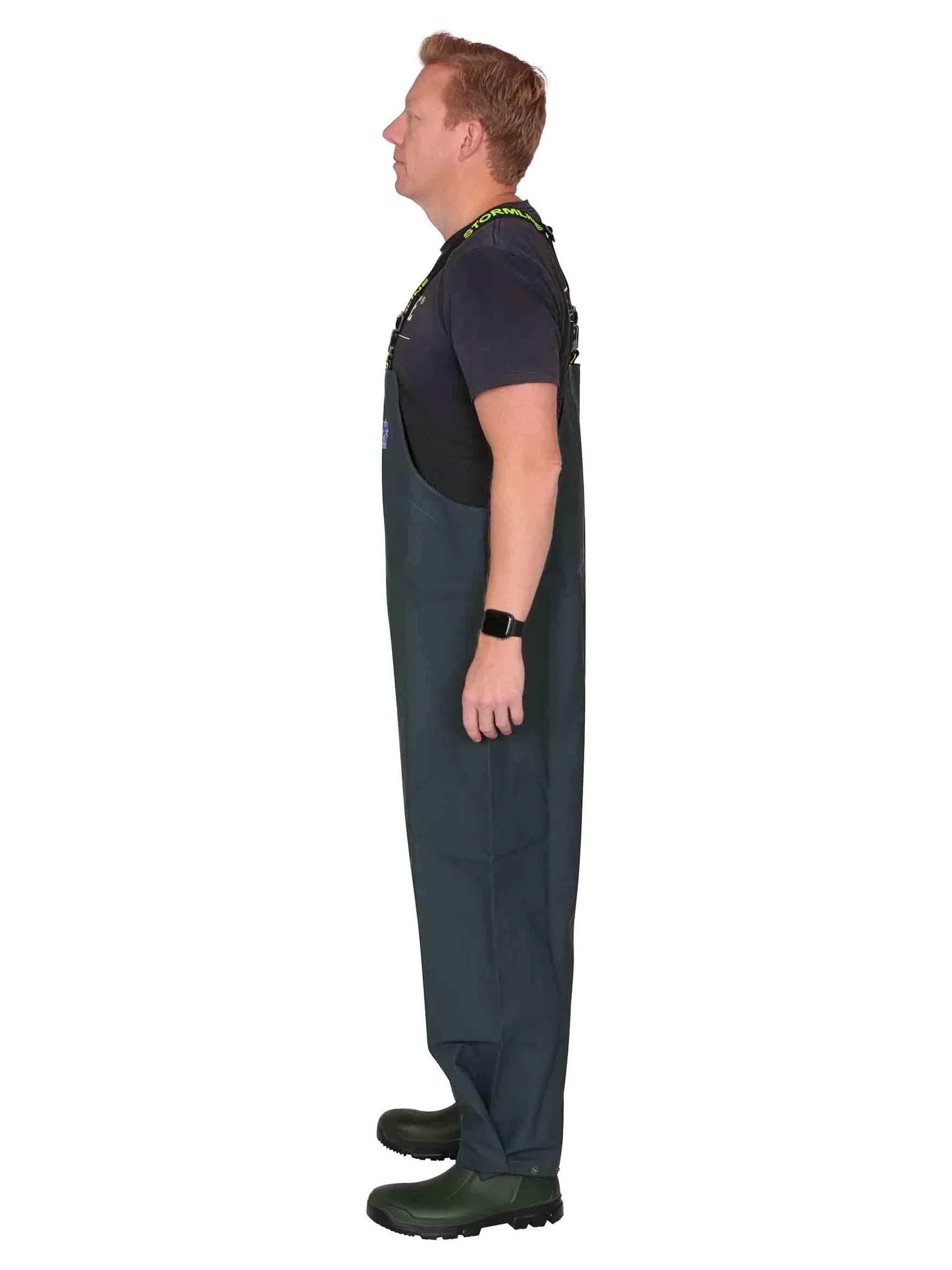 Stormline Stormtex 669B Bavoir imperméable en PVC pour agriculture, travail, pêche Bleu