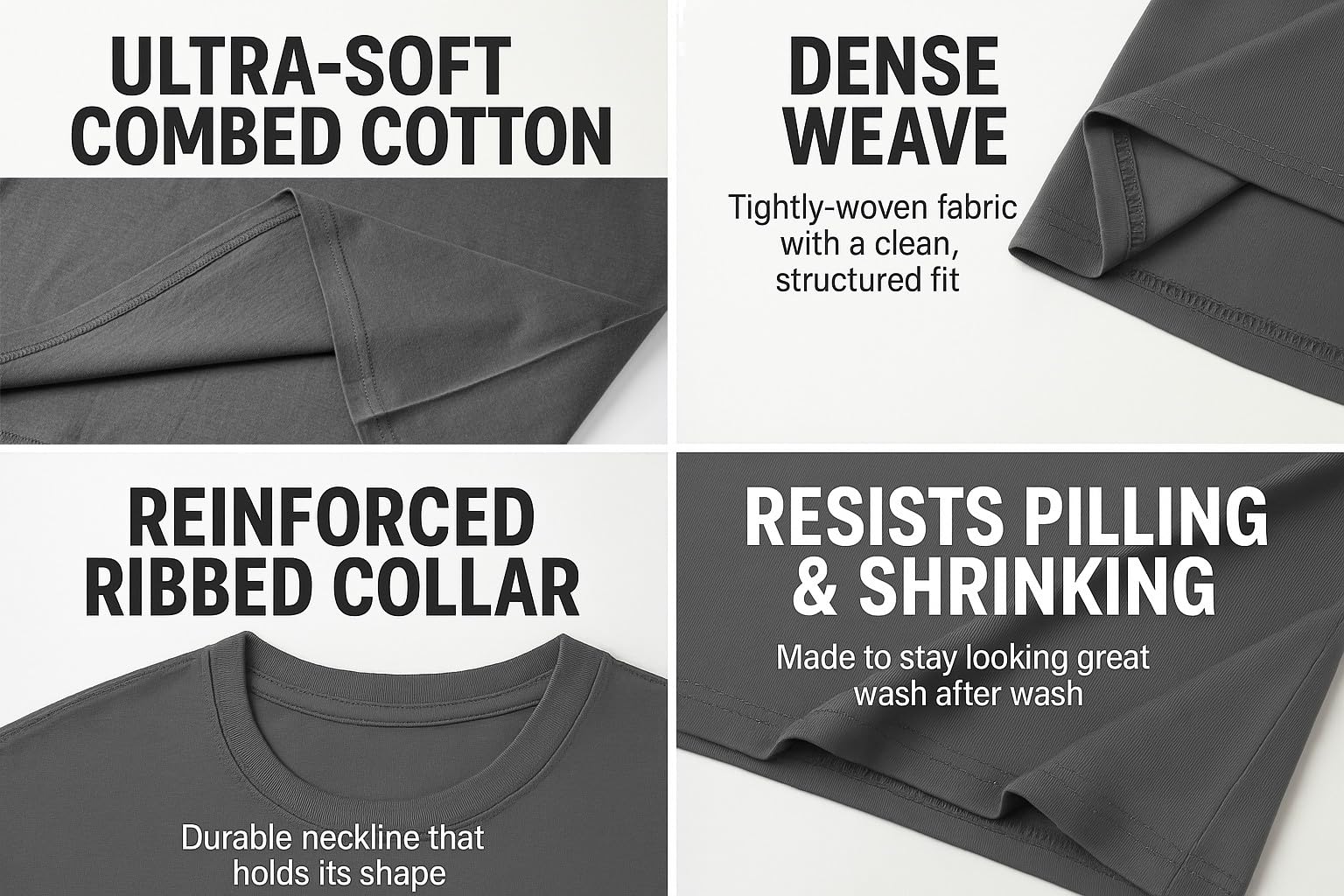 Women's Premium Combed Cotton Crewneck Tee