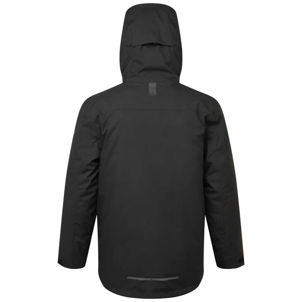Portwest EV461 Parka d'hiver imperméable pour homme – Veste de pluie isolée respirante réfléchissante avec capuche et coutures soudées