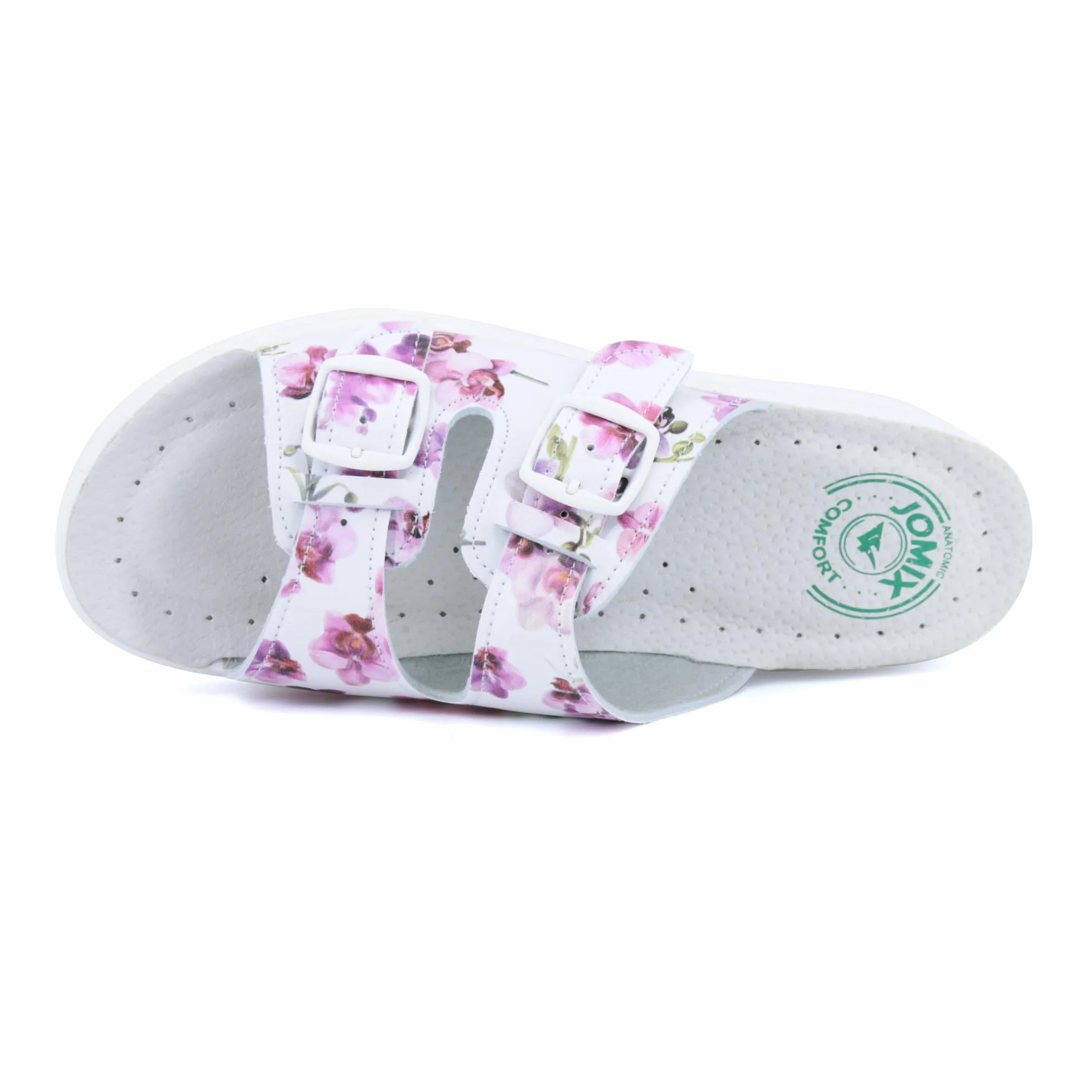 JOMIX Sandales d'été anatomiques pour femme - Confortables - Semelle antidérapante pour intérieur et extérieur