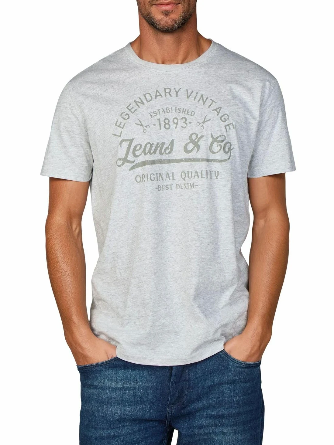 riverso RIVLeon Lot de 4 t-shirts à col rond et manches courtes, 100 % coton, coupe droite, vert, bleu, blanc, gris, rouge, orange, taille S, M, L, XL, 2XL, 3XL, 4XL, 5XL