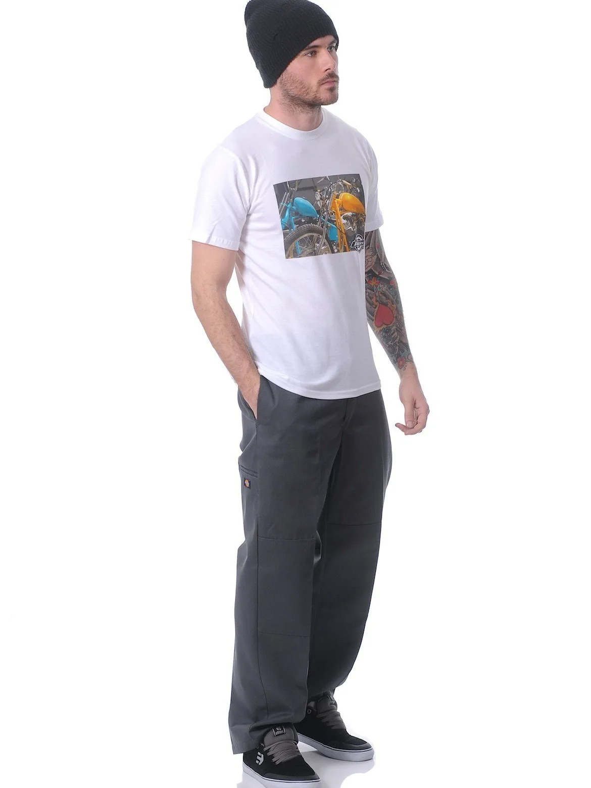 Dickies Double Knee Work, Pantalon Homme, Gris (Charcoal), Taille Unique /L32 (Taille Fabricant: 36/32)