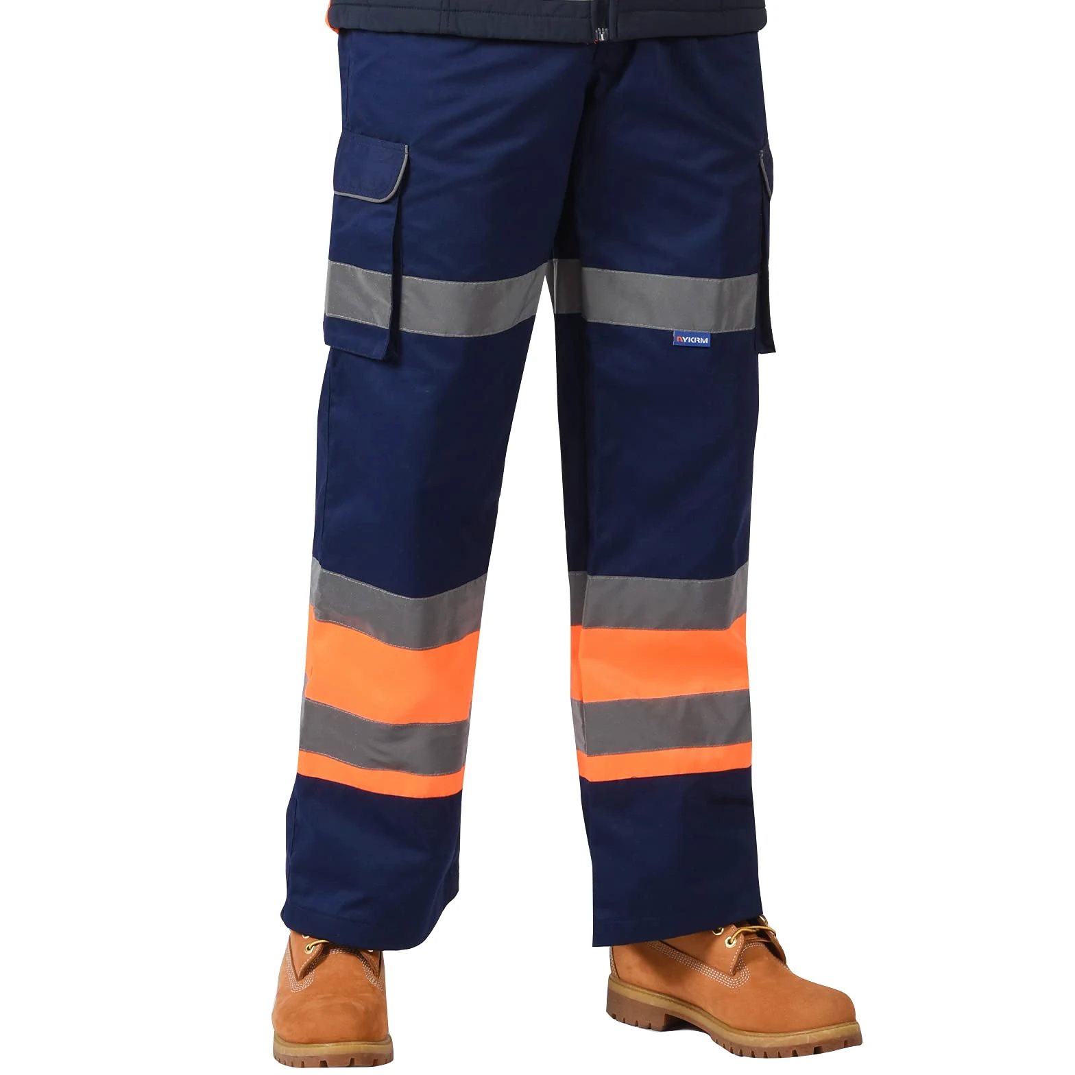 AYKRM Pantalon de sécurité Travail Fluo Industriel Haute-Visibilité