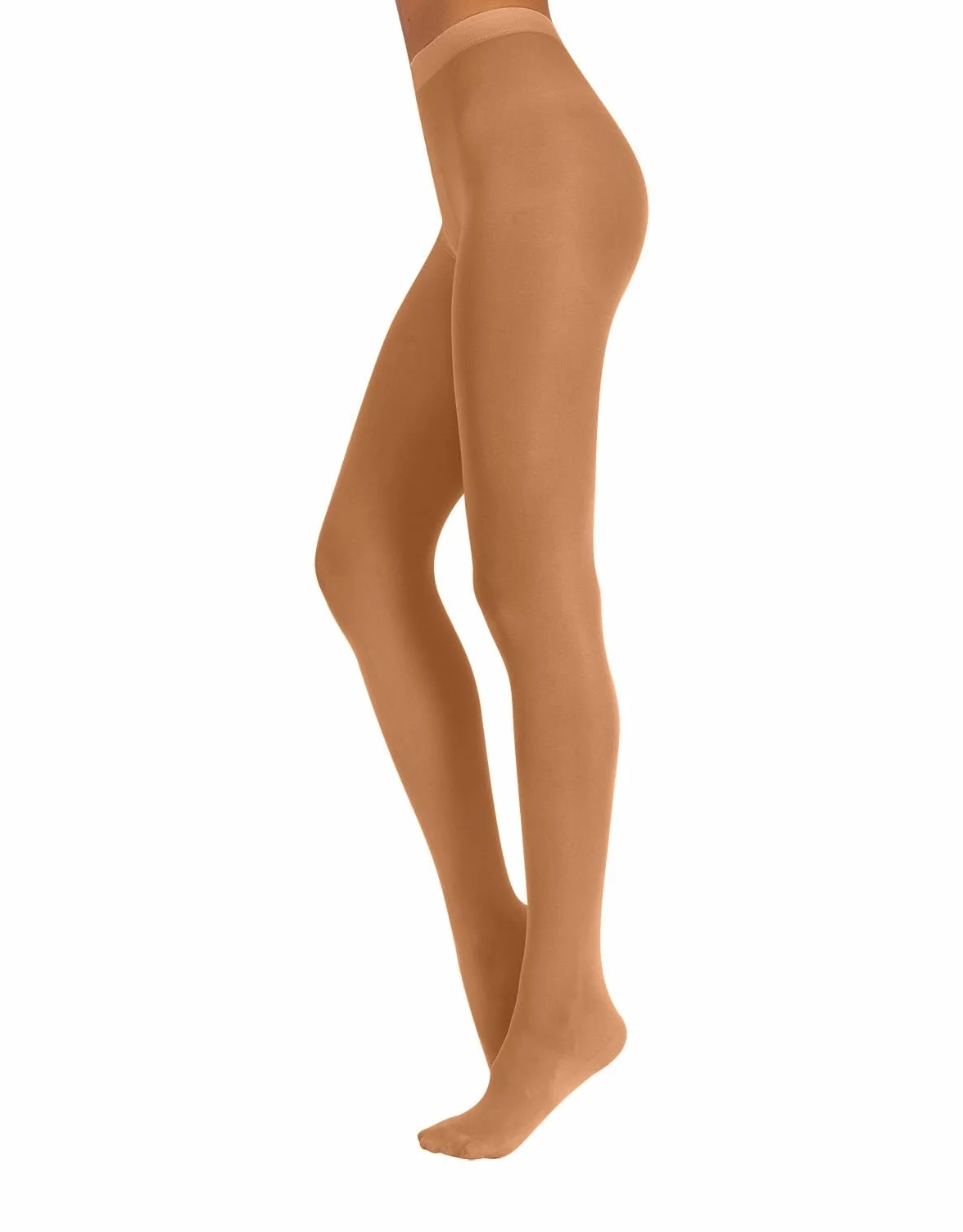 CALZITALY Collants de Danse Femme avec Pied | Rose, Noir | XS, S, M, L, XL | 40 DEN | Fabriqué en Italie