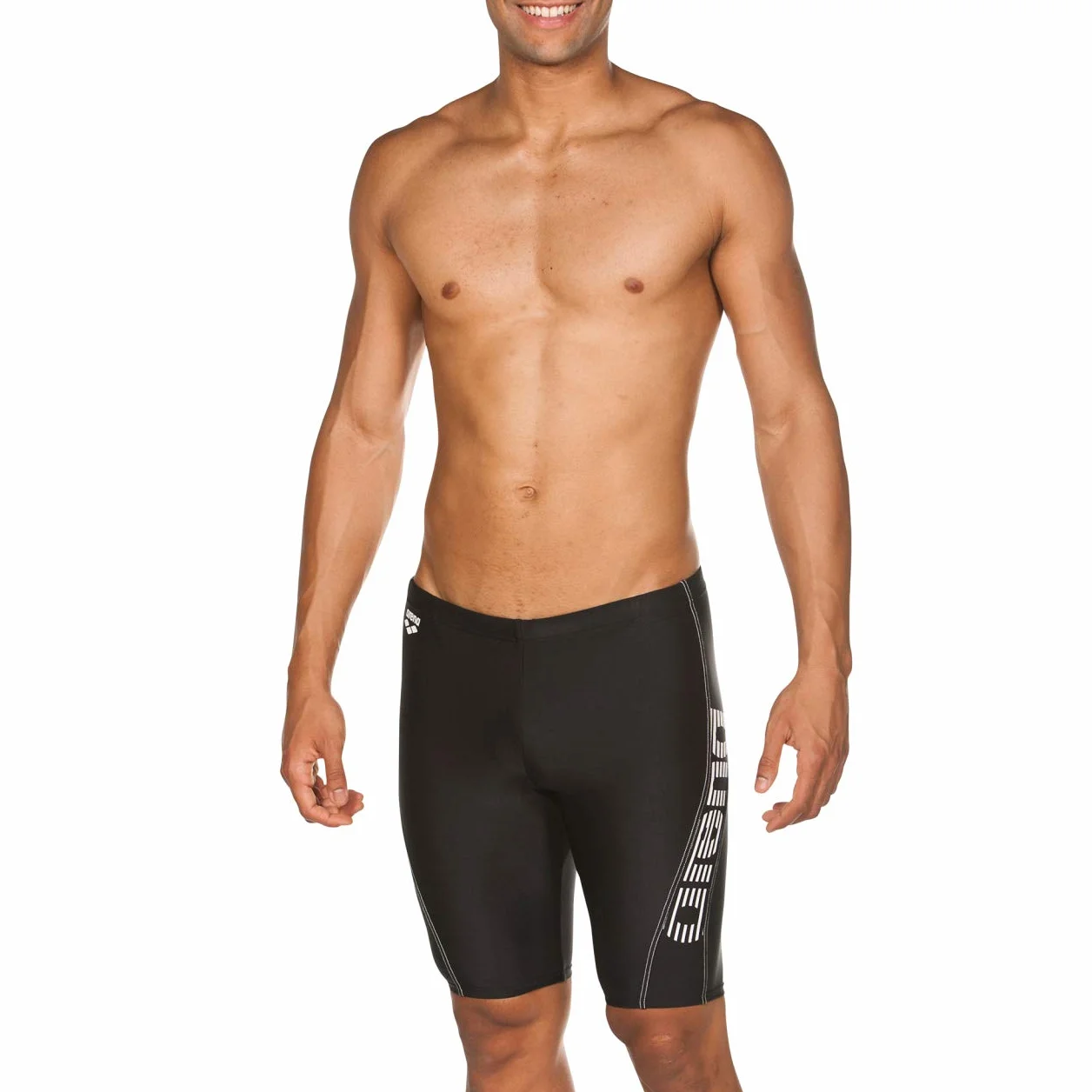arena Jammer Homme Byor Evo, Tissu MaxFit à Séchage Rapide, Résistant au Chlore et au Sel, Protection UV UPF 50+, Partiellement Doublé à l'Avant