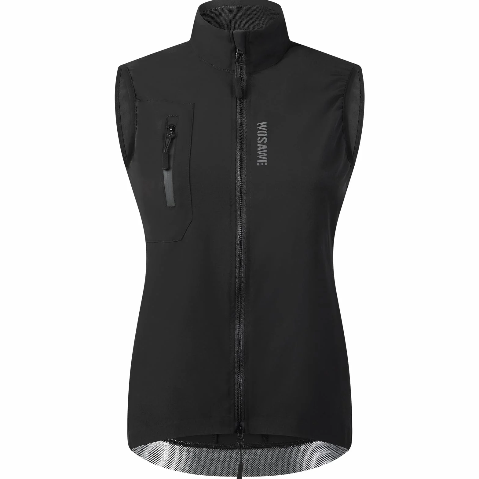 WOSAWE Gilet Cyclisme Femme Légère Respirante Sans Manches Vélo Voyage Randonnée Course à Pied Golf