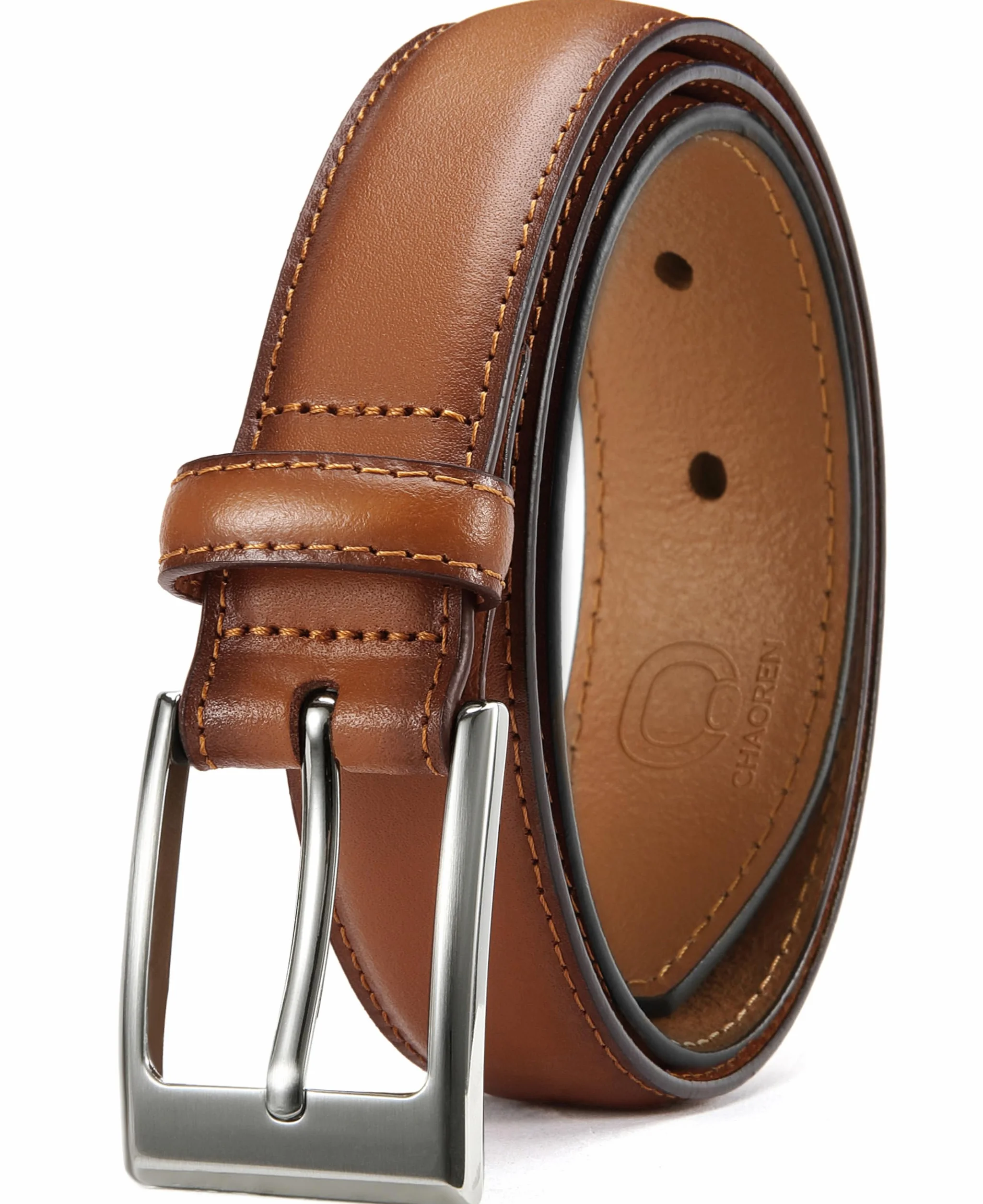 CHAOREN Ceinture Homme Cuir 30mm