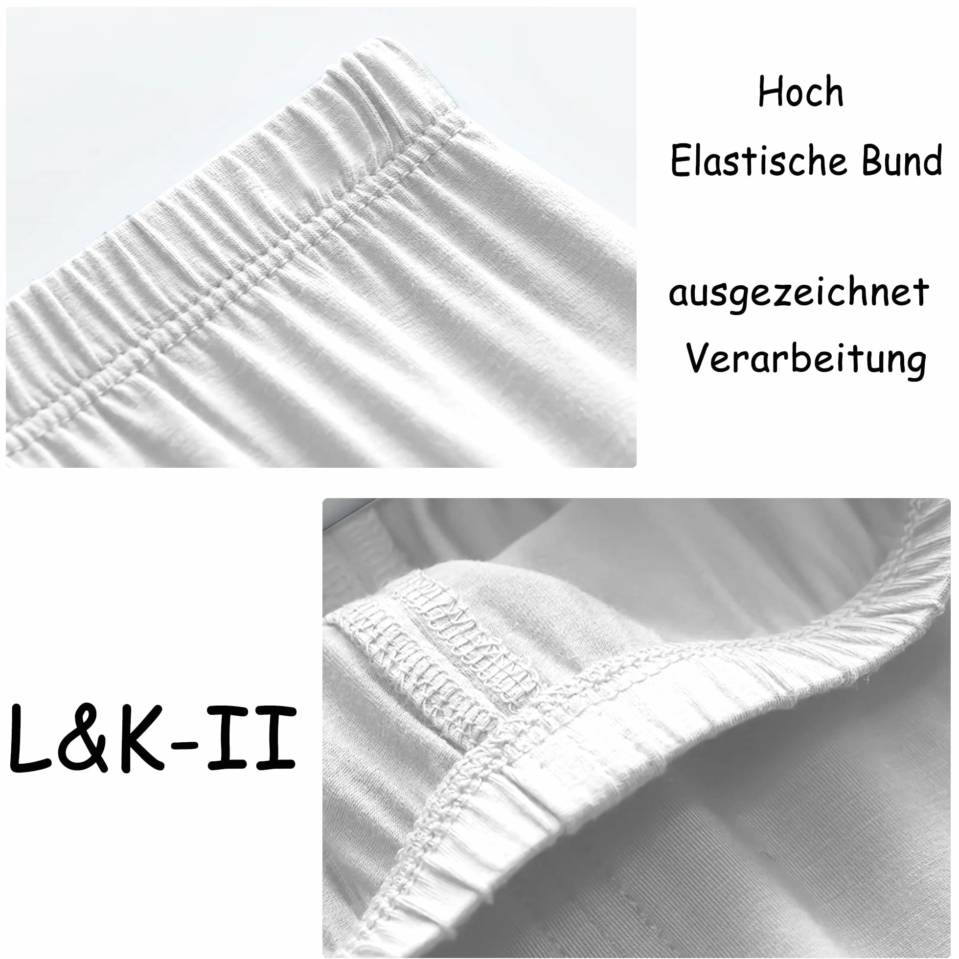 L&K-II Filles Leggings Longs Pantalons Coton Leggins Sport Enfants Doux Leggings Ceinture élastique Leggins Filles，Taille:110-164