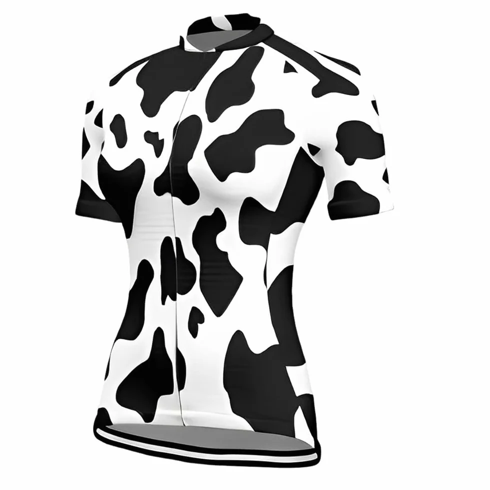 Mateju Maillot Cyclisme Mode, Tenue Cycliste Femme Respirant, Maillots de Cyclisme Homme Femme Séchage Rapide, Maillot Velo Route, Tee Shirt Homme avec Fermeture Éclair et Poche