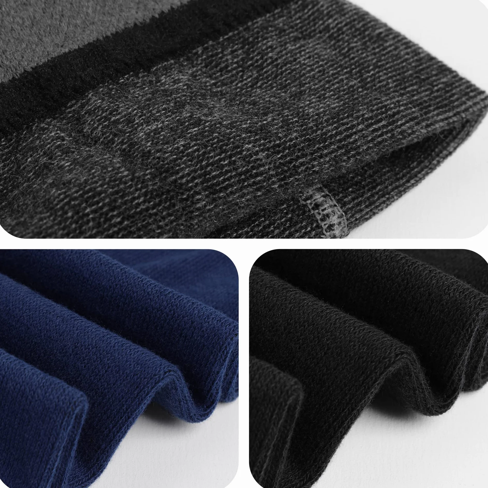 Libella Lot de 3 collants pour enfants garçons, coton unicolores