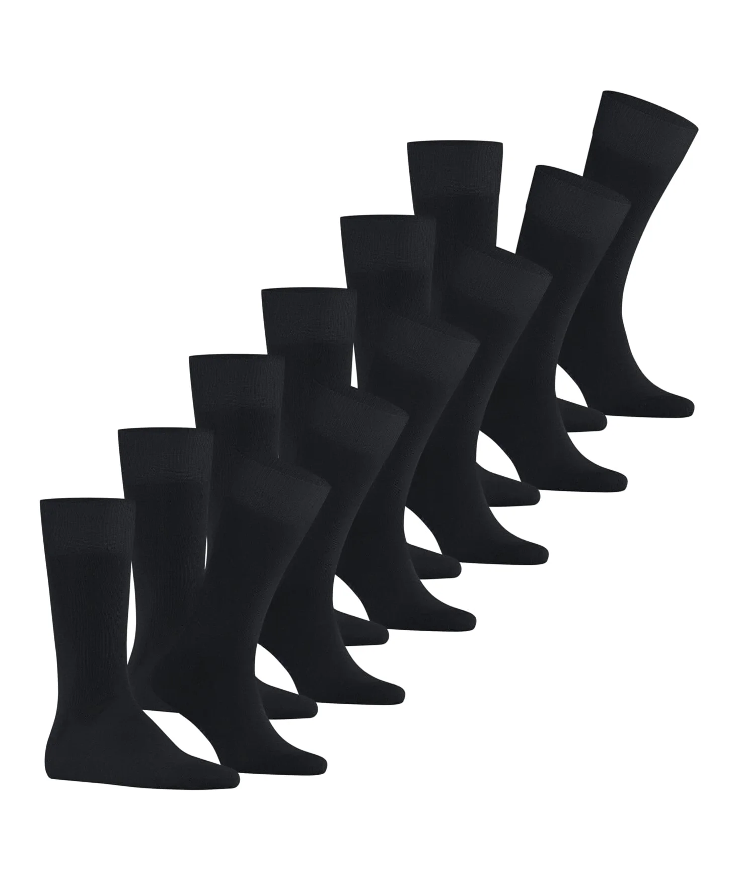 FALKE Happy 6-Pack Hommes Chaussettes | Lot de 6 paires de bas en coton