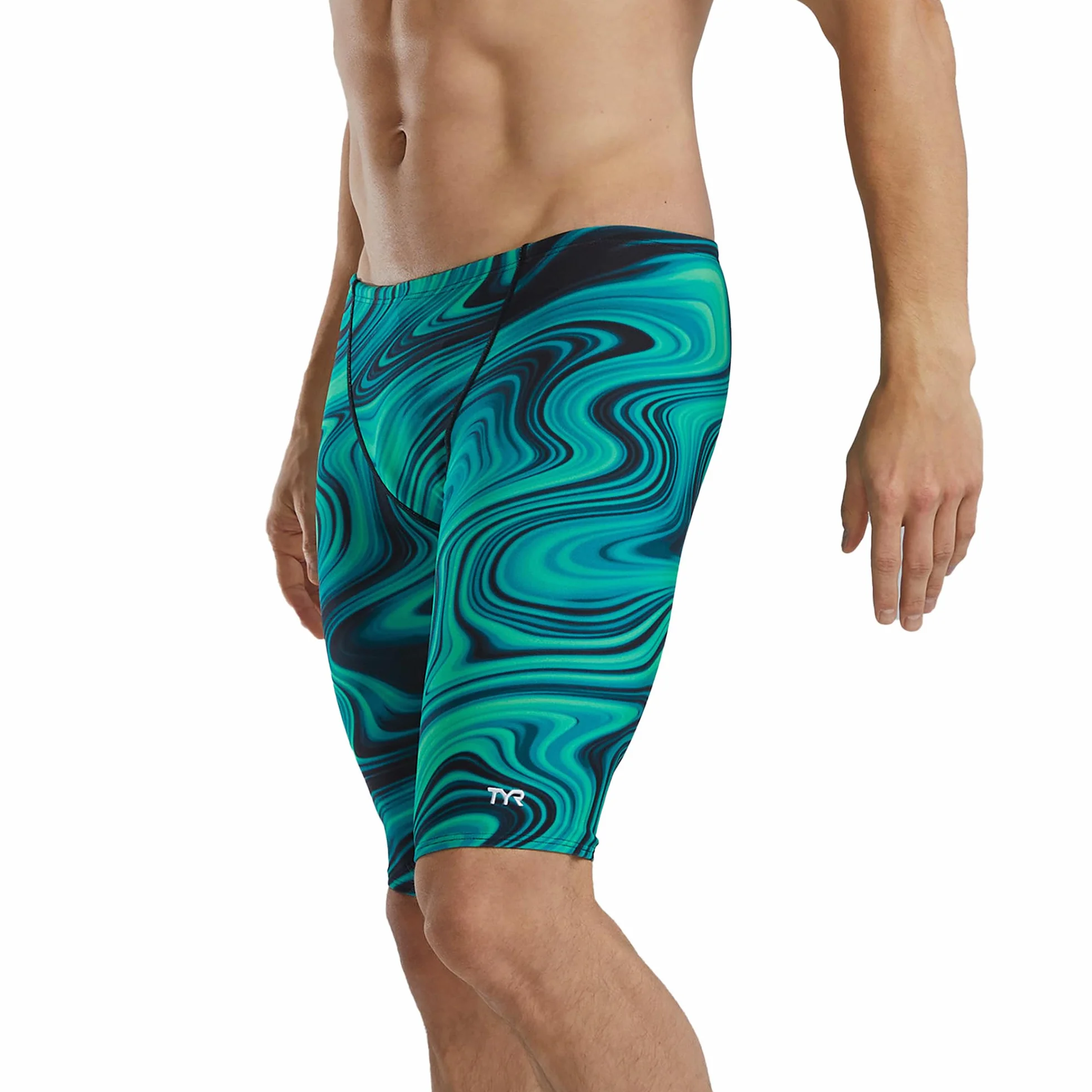 TYR Durafast Elite Athletic Jammer Swimsuit Maillot de Bain Homme (Lot de 1)
