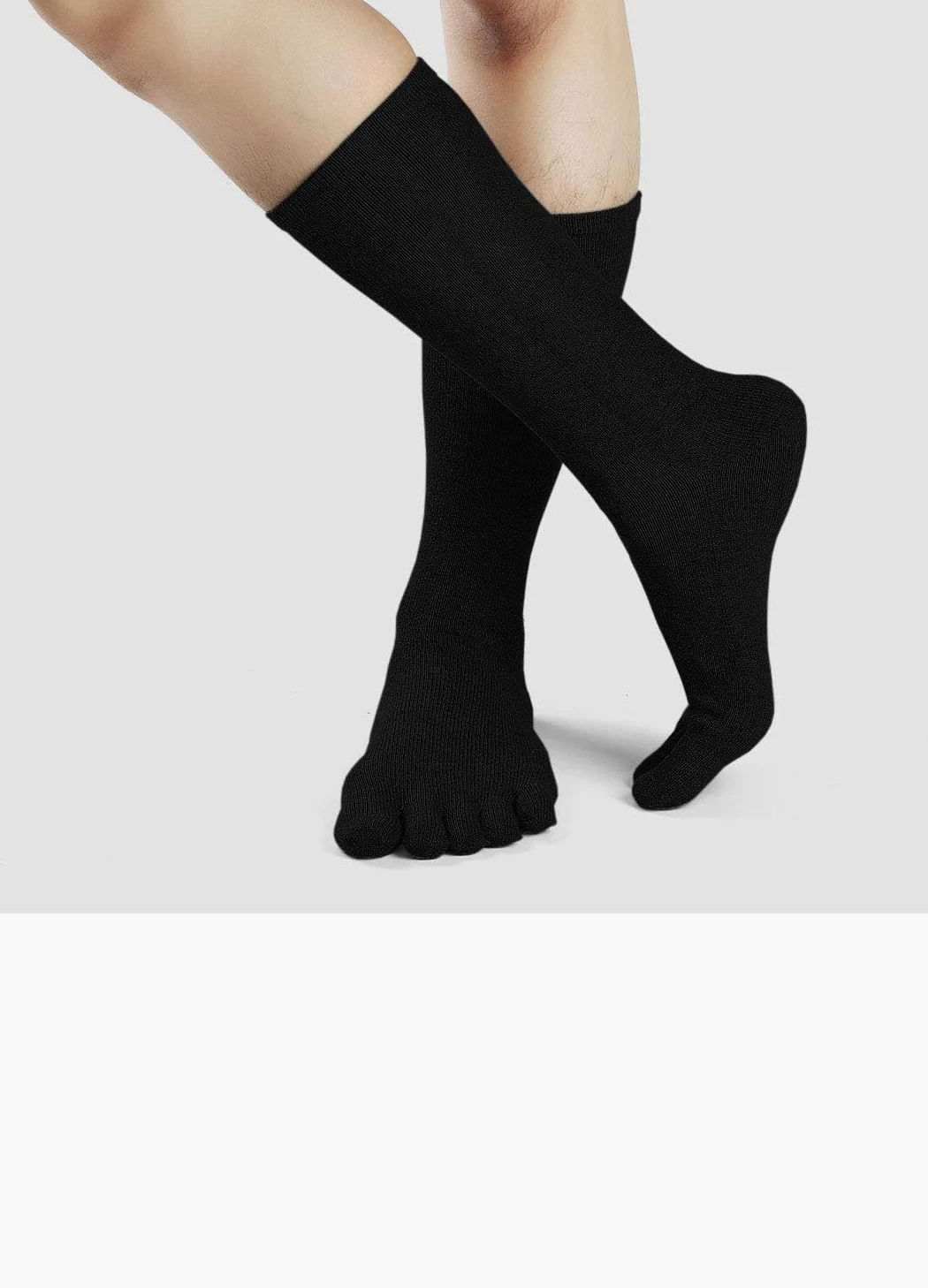 ZAKASA Chaussettes de course à pied en coton pour homme