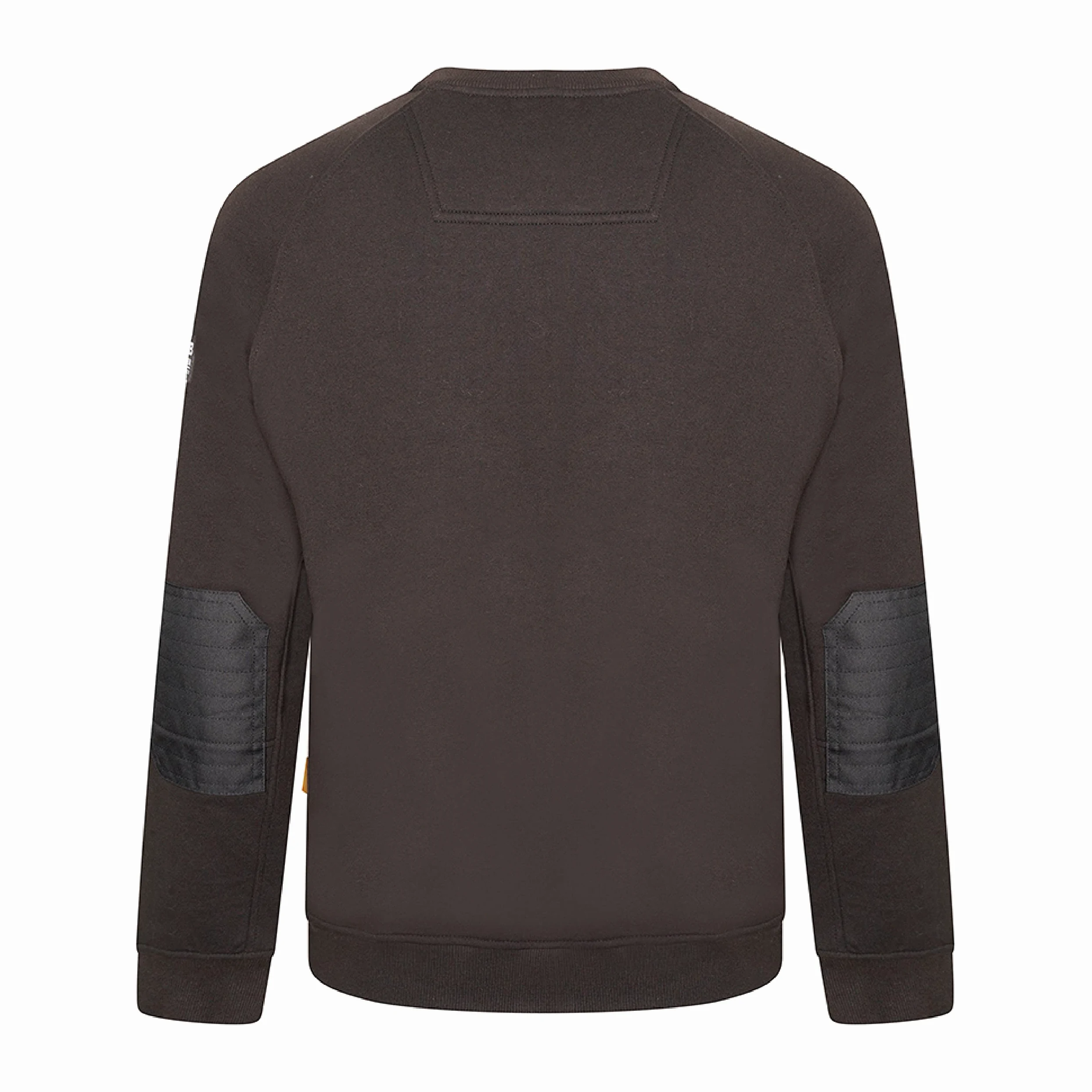 JCB - Sweat-shirt Trade Crew fabriqué avec 80 % coton et 20 % polyester pour homme, détails de la marque : tissu Cordura, coudières, vêtements pour homme, 320 g/m²