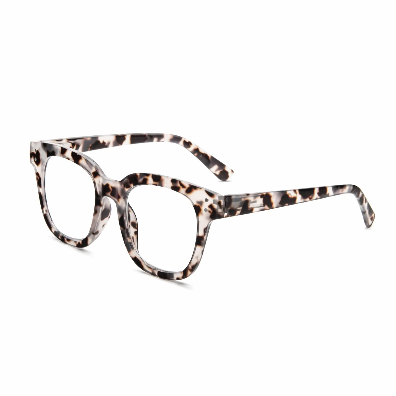 KoKoBin Lunettes de Lecture à Monture Carrée Surdimensionnée Anti Lumière Bleue pour Femmes