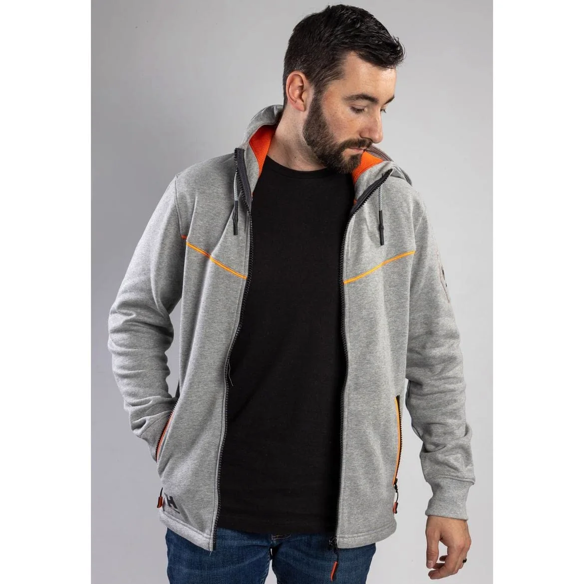 Helly Hansen Chelsea Evolution Hood Color: 930 Grey Melange Talla: L