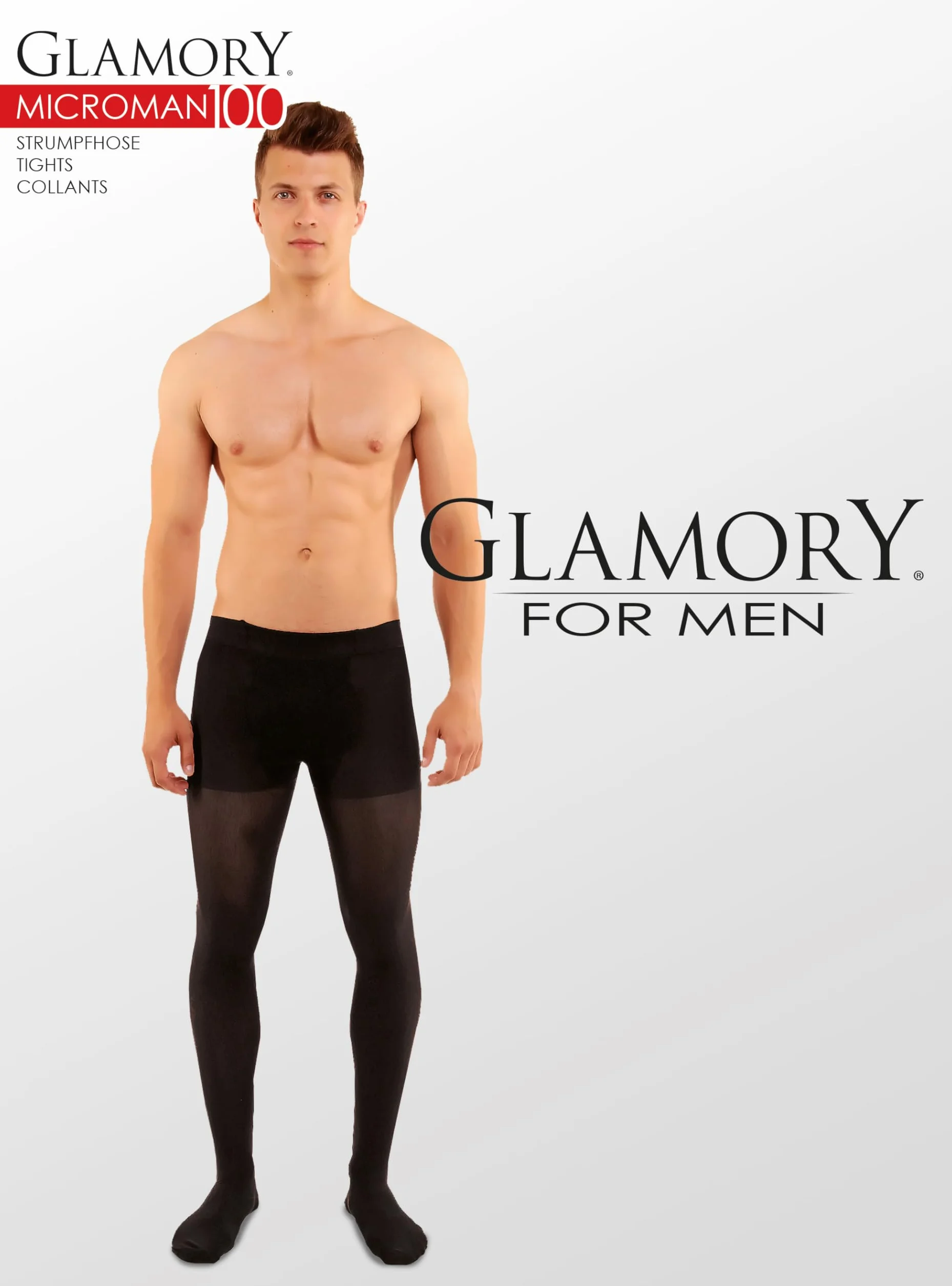 Glamory Collants pour hommes Microman 100 denier