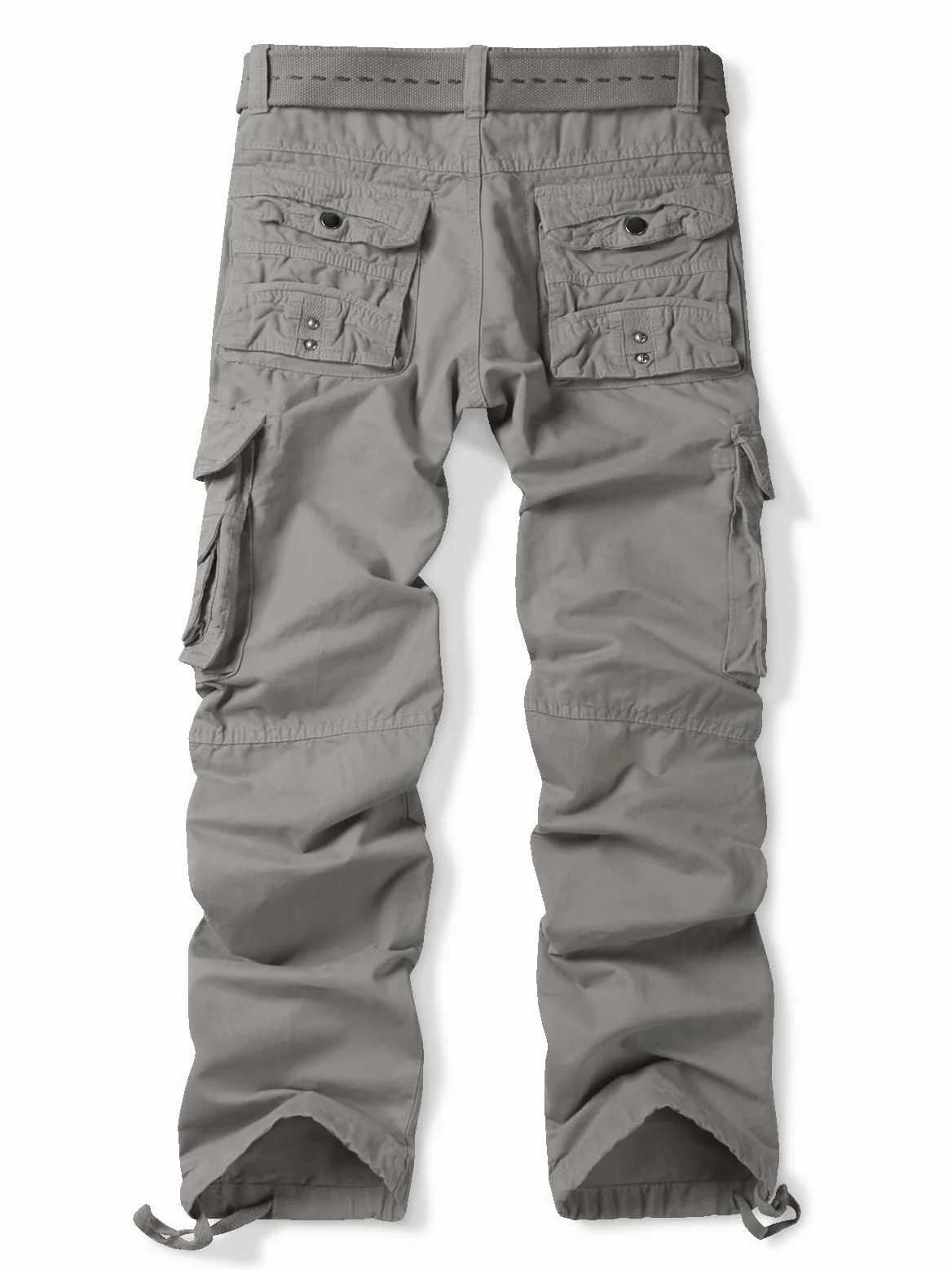 OCHENTA Pantalon de travail cargo décontracté en coton pour femme avec plusieurs poches
