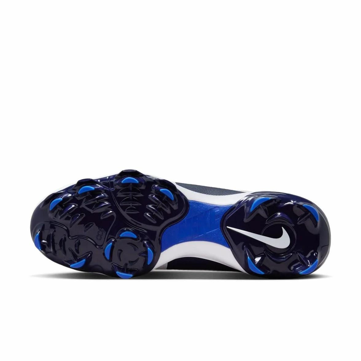 Nike Force Trout 9 Pro MCS Crampons de baseball noir/blanc-anthracite-gris froid