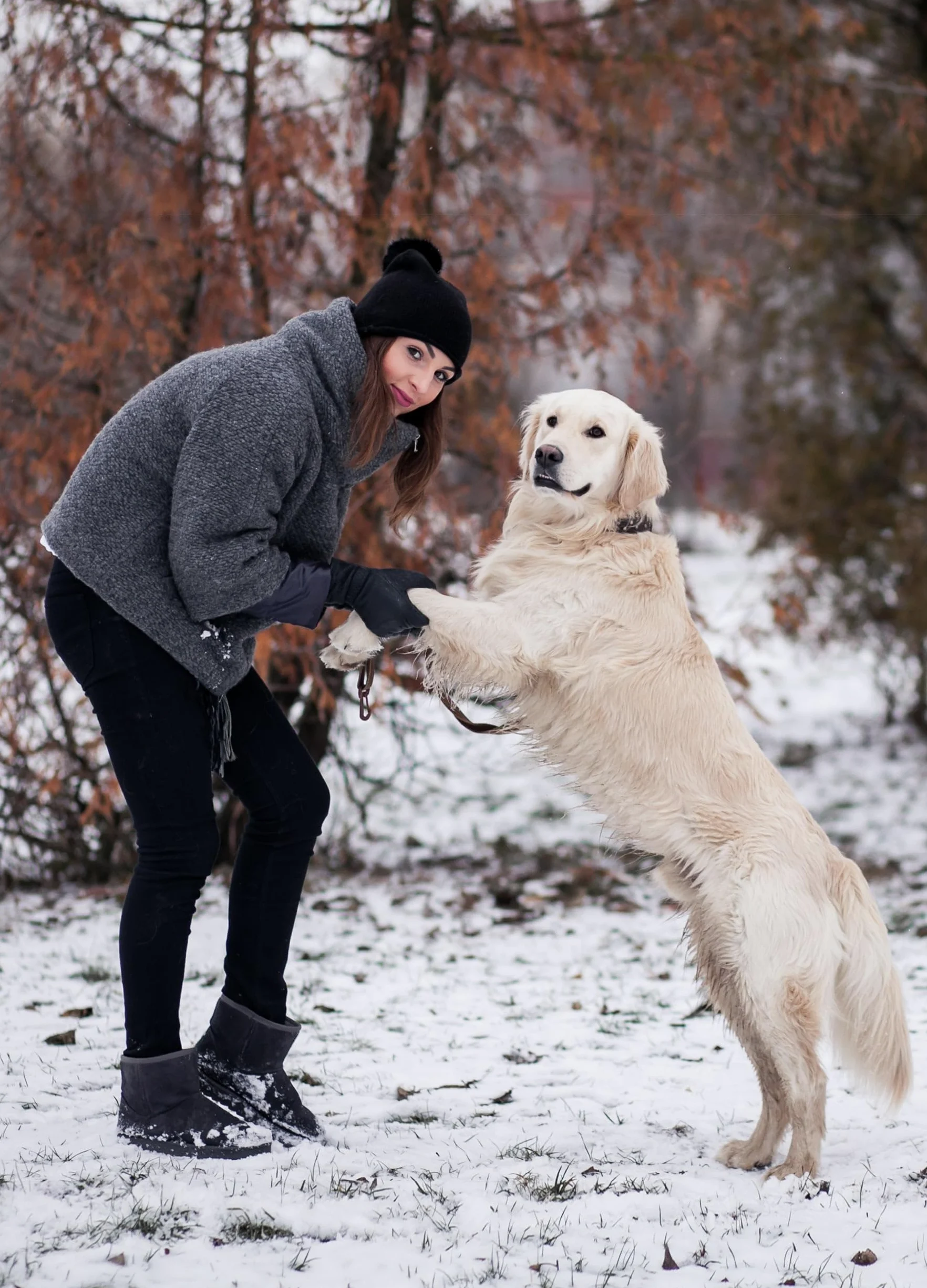 WILLIT Leggings doublés en polaire pour femme - Imperméables - Pour l'hiver - Pour le yoga - Taille haute