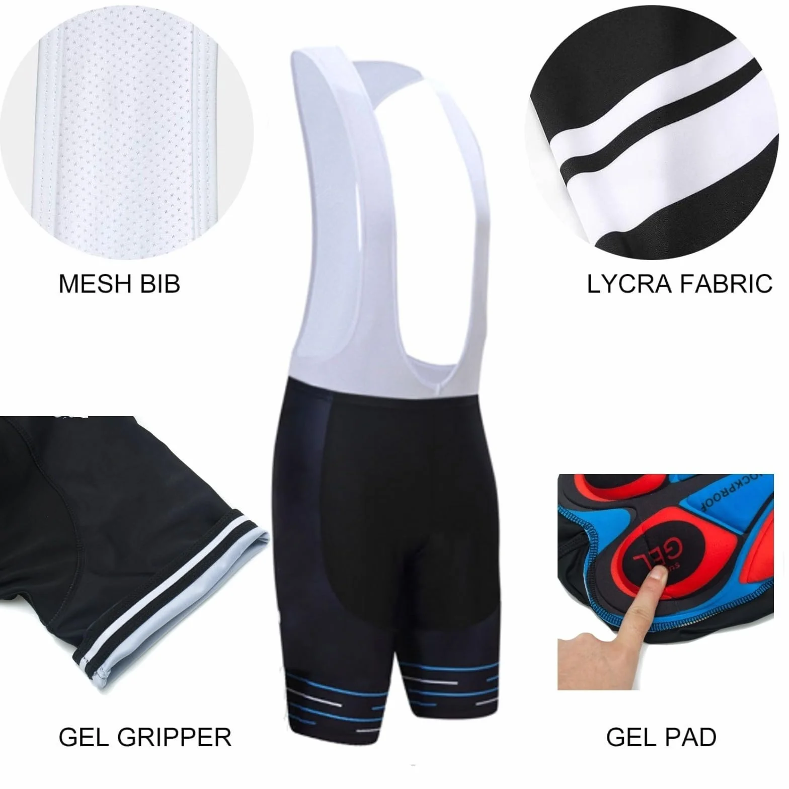 2025 Pro Team Ensemble de maillot de cyclisme pour hommes,Maillot de vélo de route MTB Respirant Paddad Cuissard à bretelles Kits