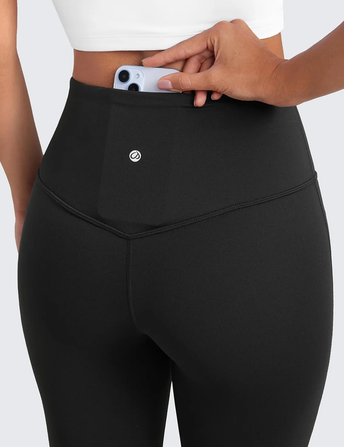 CRZ YOGA Femmes Butterluxe Taille Haute Legging Évasé Jambe Large Yoga avec Poche Doux Loisirs Pantalon 74/79/81/85cm