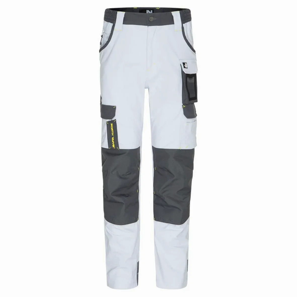 North Ways Pantalon De Travail Multipoches Cary Blanc