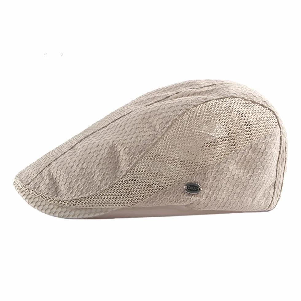 YAMEE Casquette plate homme respirante été taille 55-59 cm