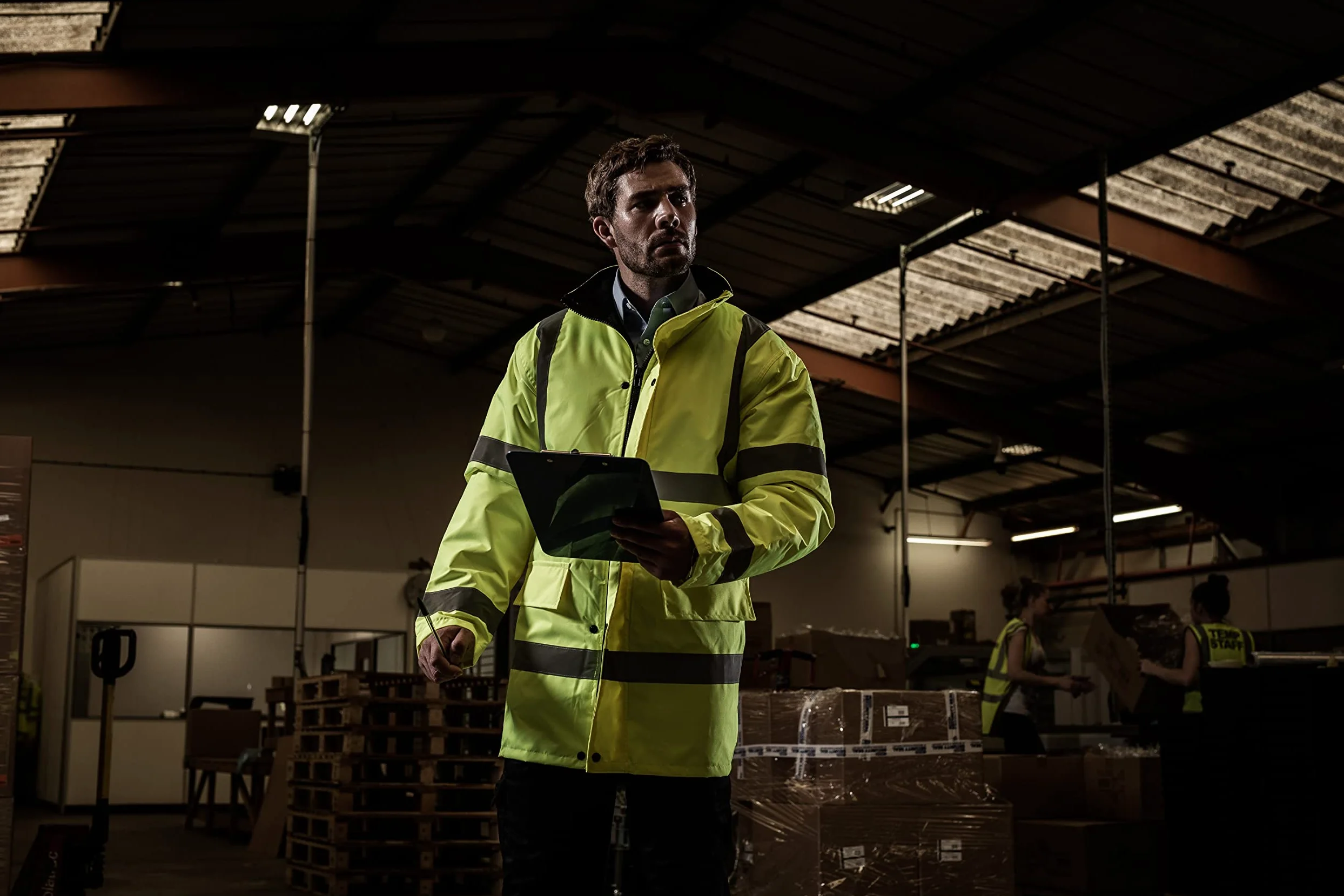 Blackrock Veste isolante imperméable haute visibilité, veste jaune