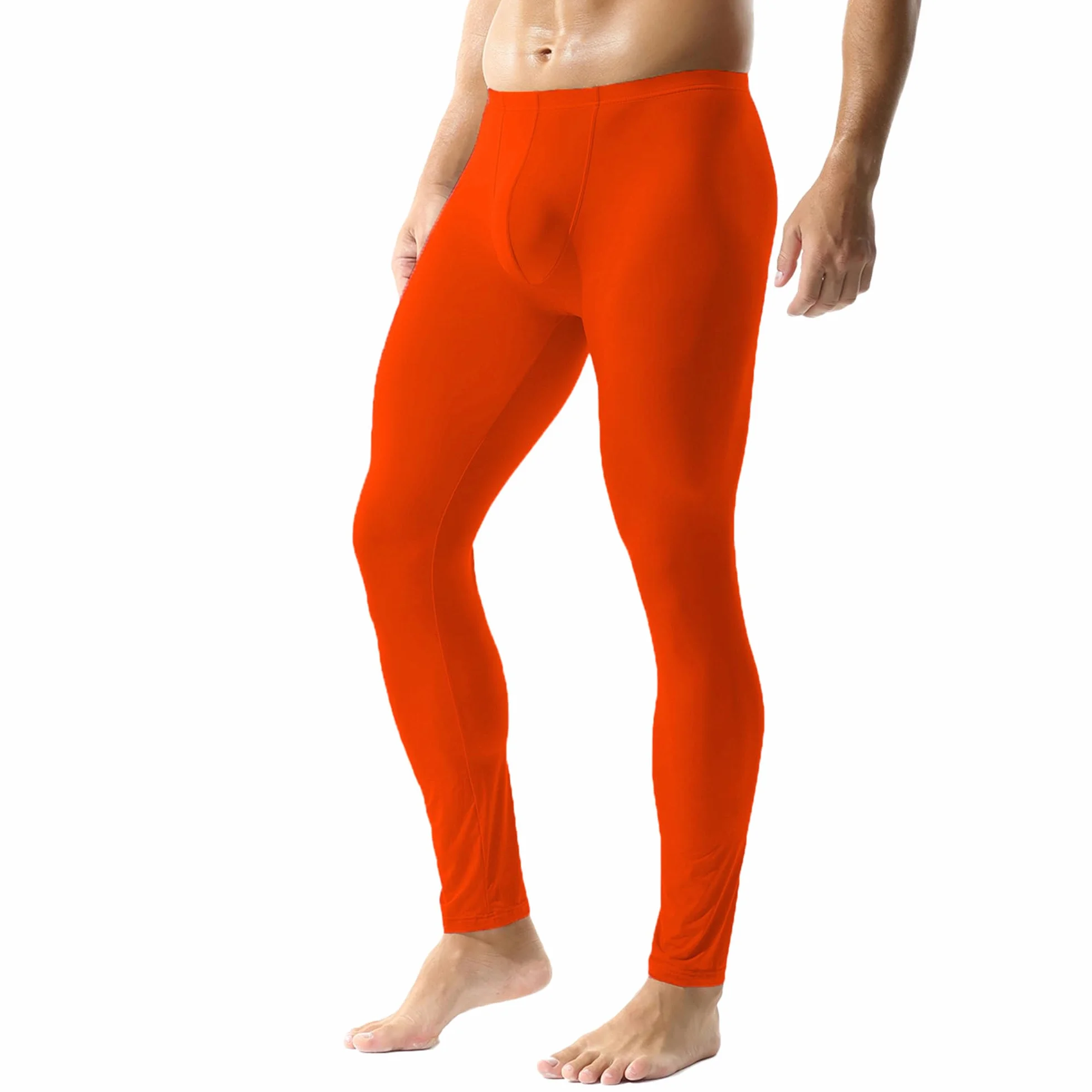 YUFEIDA sous-vêtements Sexy pour Hommes Leggings Taille Basse Pantalons Pantalons Longs