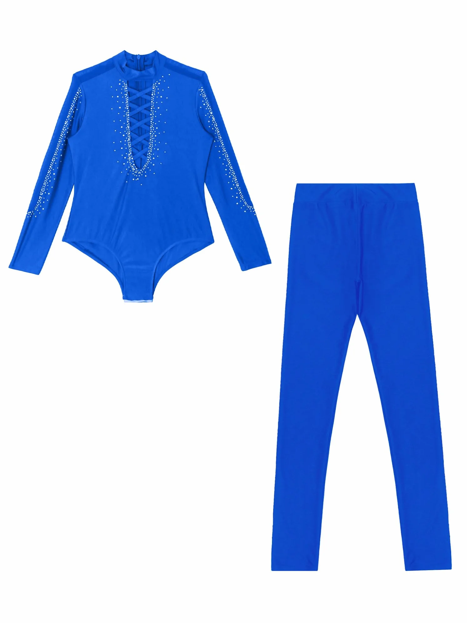 Enfant Garçon Justaucorps Gymnastique Classique Manches Longues Tenues Patinage Artistique Costume Danse Latine Jazz Rumba Salsa Valse Tango Dancewear 5-16 ans