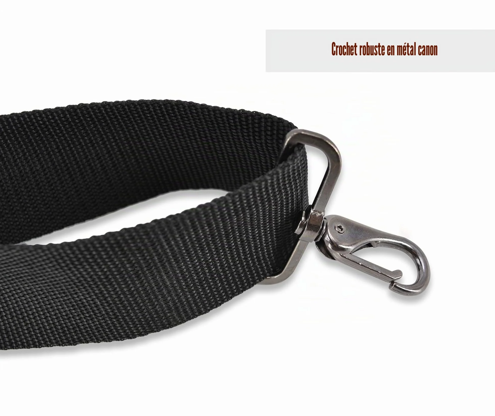 WELKINLAND Bretelles pour Homme 5,1 cm Travail, Noir