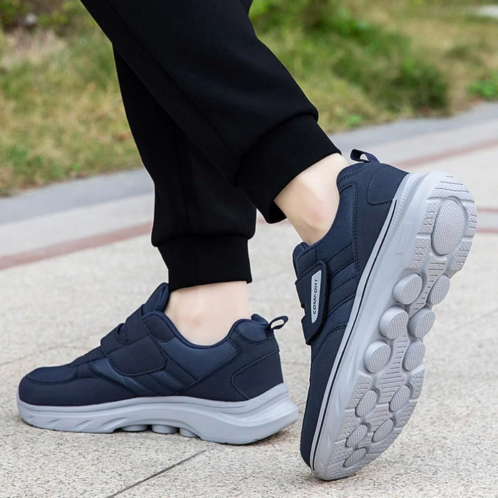 Chaussures Orthopédiques Homme Femme sans Lacets Chaussures Pieds Larges Hallux Valgus Chausson Anti Chute Personne âgée