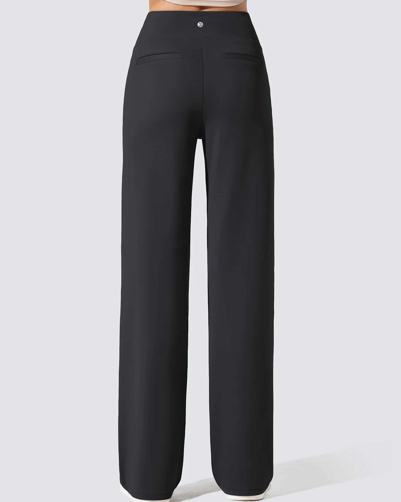 G4Free Women Fleece Lined Trousers Wide Leg Joggers with Pockets Winter Thermal Yoga Pants Work Dressy Casual Petite/Regular/Tall