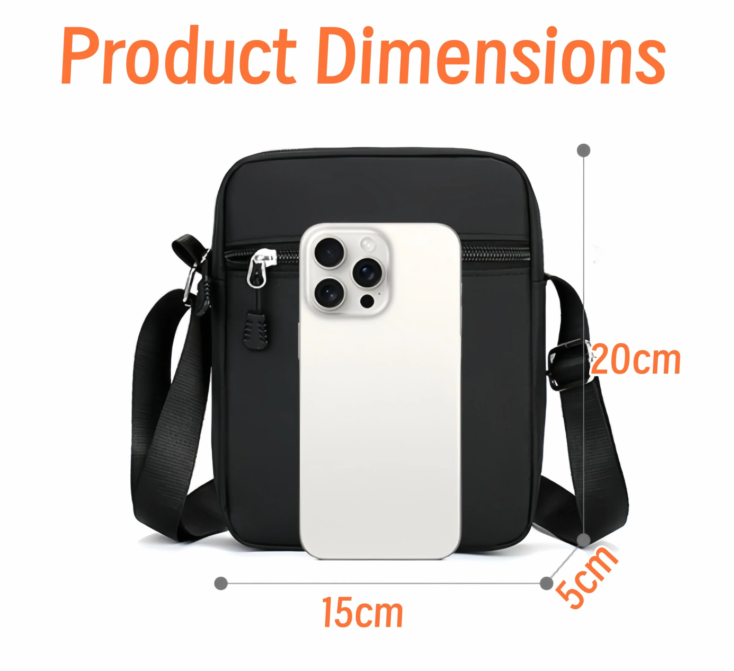Sac bandoulière pour enfants, imperméable, bandoulière réglable, sacoche de hanche pour téléphone portable, pour garçons et filles, dimensions : 20 x 15 x 5 cm, poids : 110 g