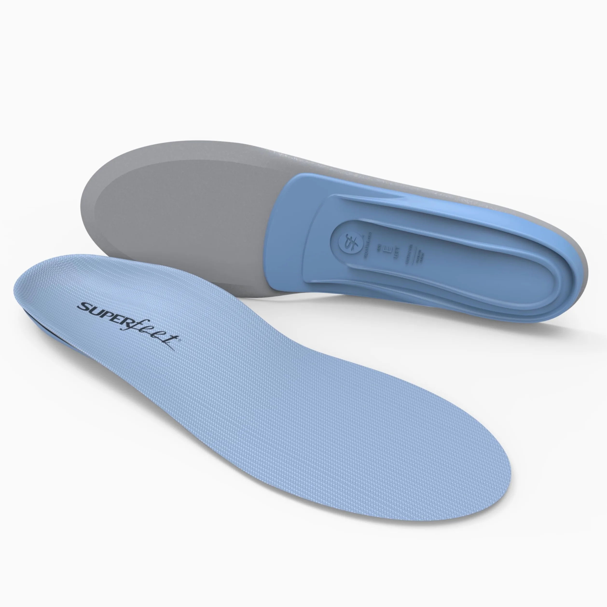 Superfeet - Semelles orthopédiques moyennes à soutien universel - Semelles orthopédiques à ajustement parfait | Semelles Ajustées, Conçue pour les Voûtes Moyennes, cette Semelle Offre un Soutien Ciblé et un Maintien Stable