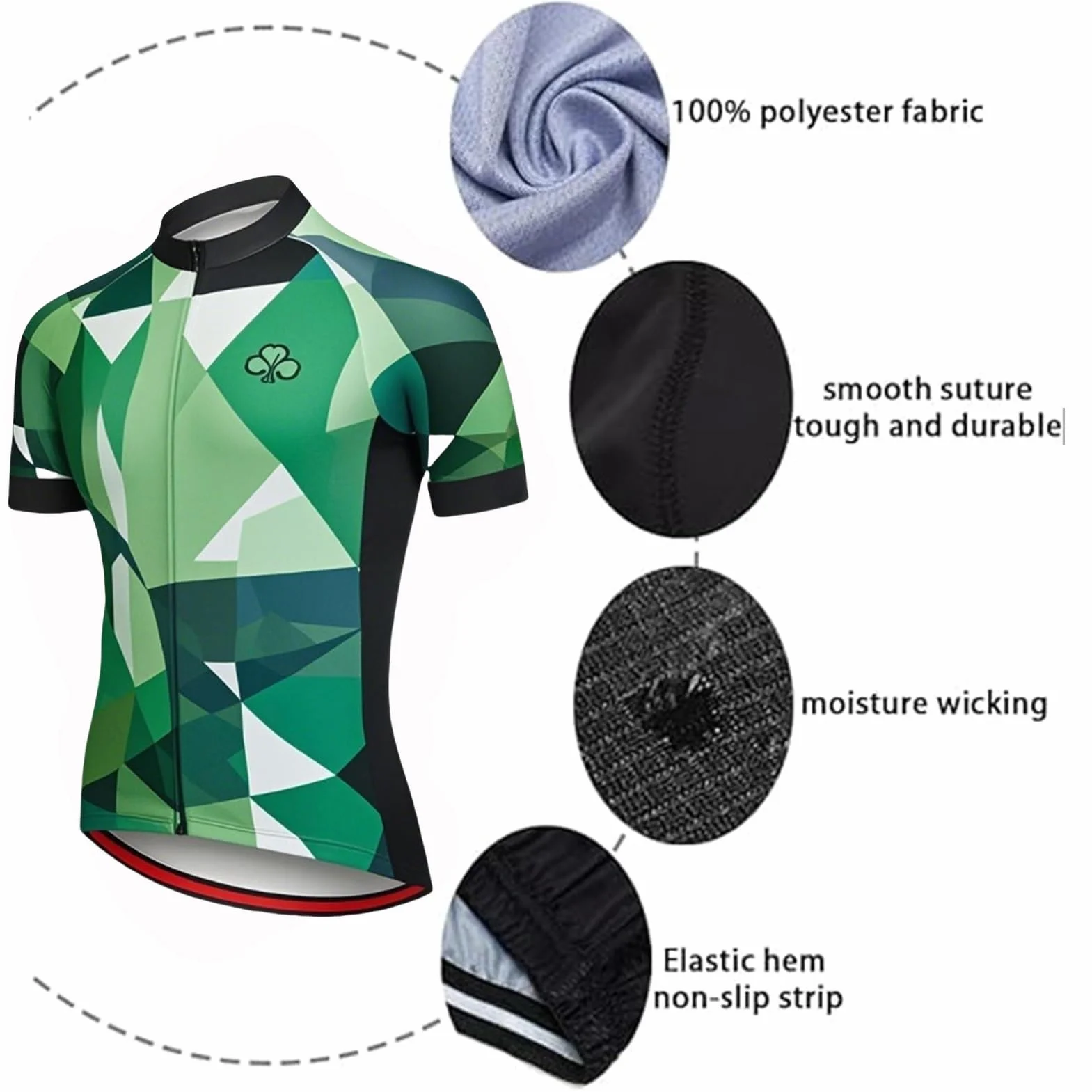 Tenue Cycliste Pro Homme avec Cuissard à Bretelles 9D Gel – Maillot Manche Courte Respirant – Vêtements VTT/Route Certifiés Sécurité – pour Cyclistes Professionnels et Amateurs