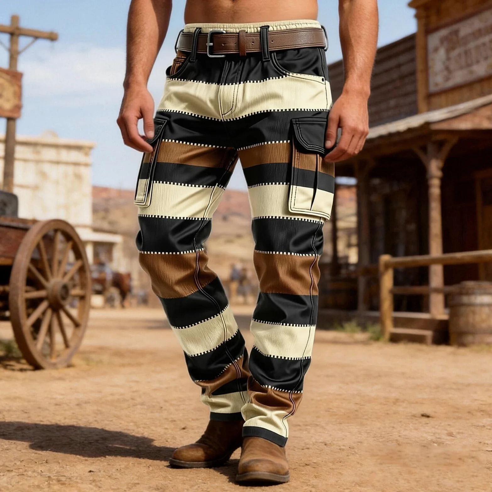 Pantalon De Travail pour Homme avec Genouillère Cargo Stretch Coupe Fuselée 3/4 Jogging Survetement Pantalons Shorts Running Plage Droite Grandes Tailles Disponibles