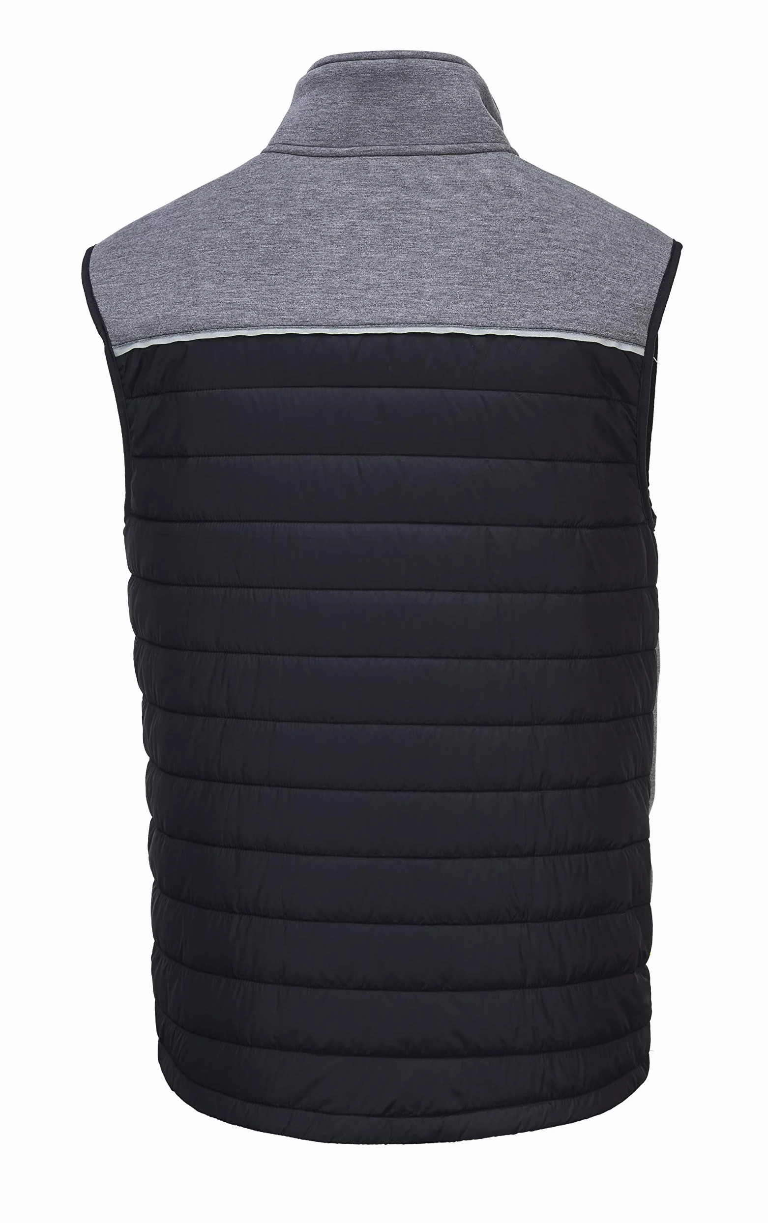 Portwest DX470 DX4 Baffle Gilet Ourlet Incurvé Intérieur Cordon de Serrage | Gris métal, 3XL, Poches Latérales Zippés, Liseré Réfléchissant, Tissu Extensible, Six Poches