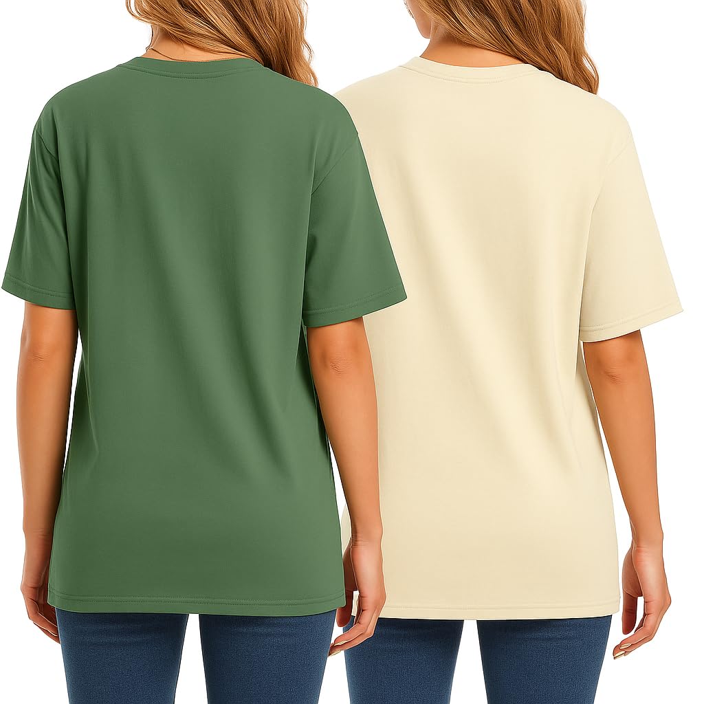 Women's Premium Combed Cotton Crewneck Tee