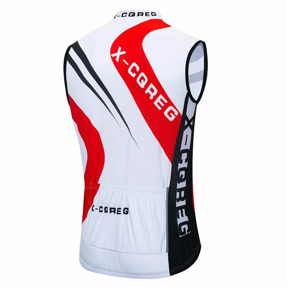 Uomo Ciclismo Jersey Senza Maniche Bicicletta Abbigliamento Estate Equitazione Bike Ciclo Gilet Camicia Traspirante Ciclismo Top Vestiti