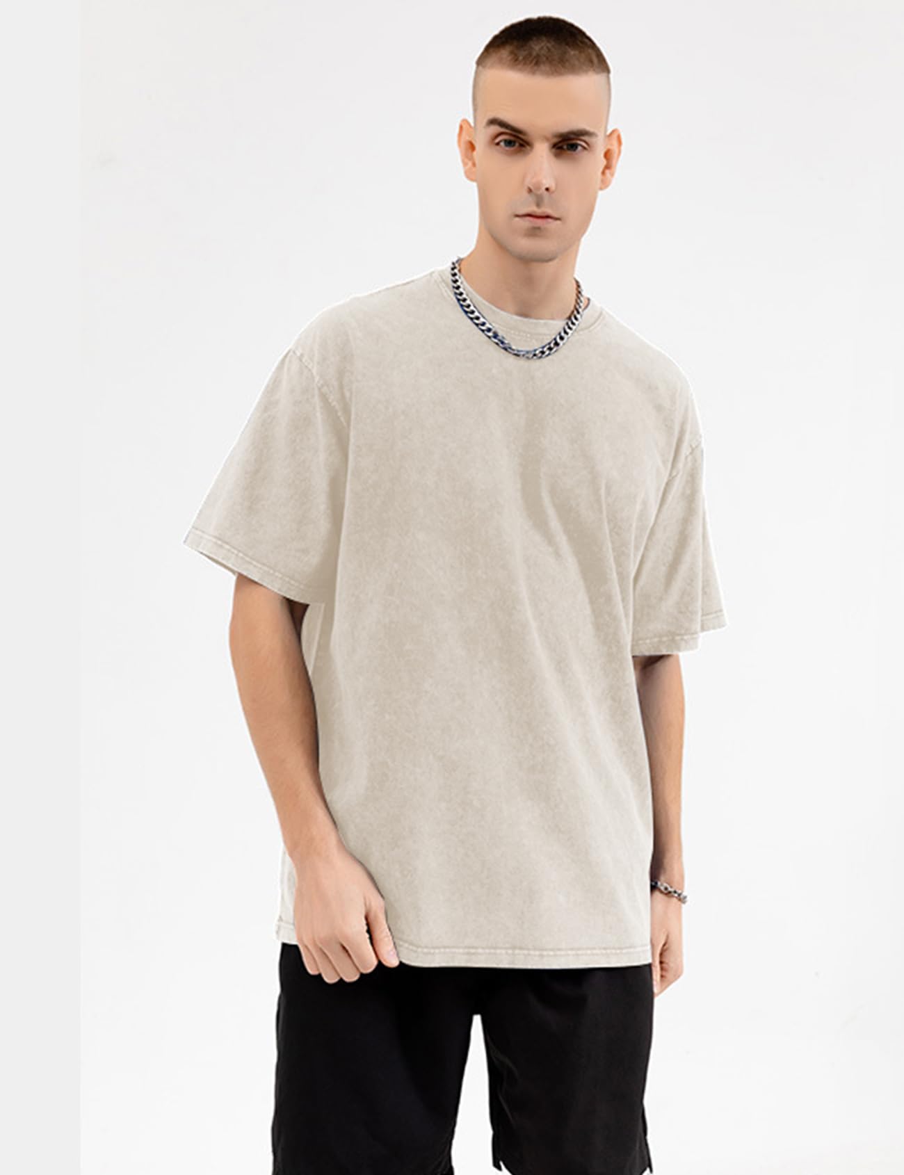 Unisex Washed Vintage Oversized T-Shirt