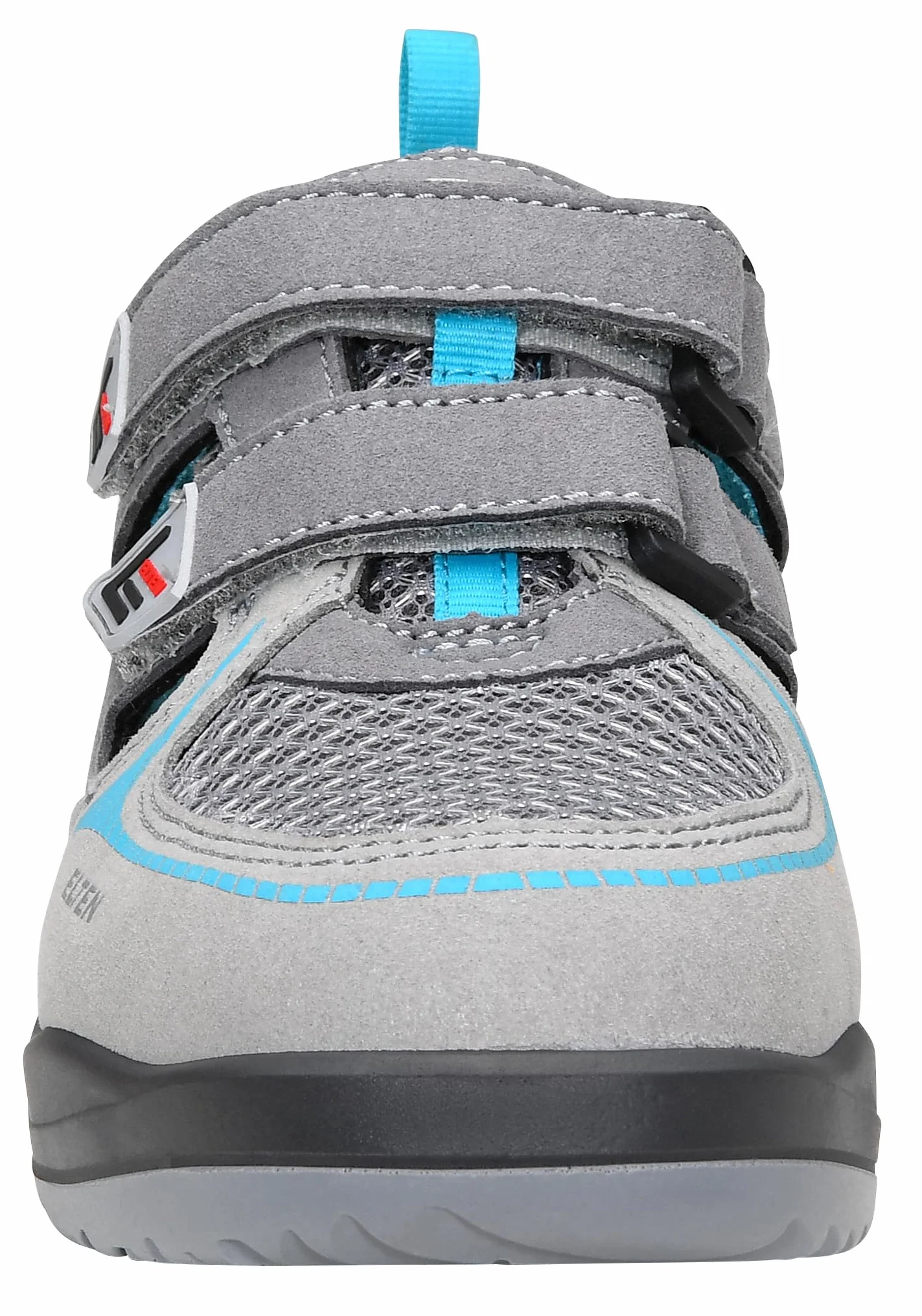 ELTEN Chaussures de sécurité Mila Aqua Easy ESD S1, Femme, Textile, Embout Acier, léger, Sportif, Gris/Turquoise, Pointure :