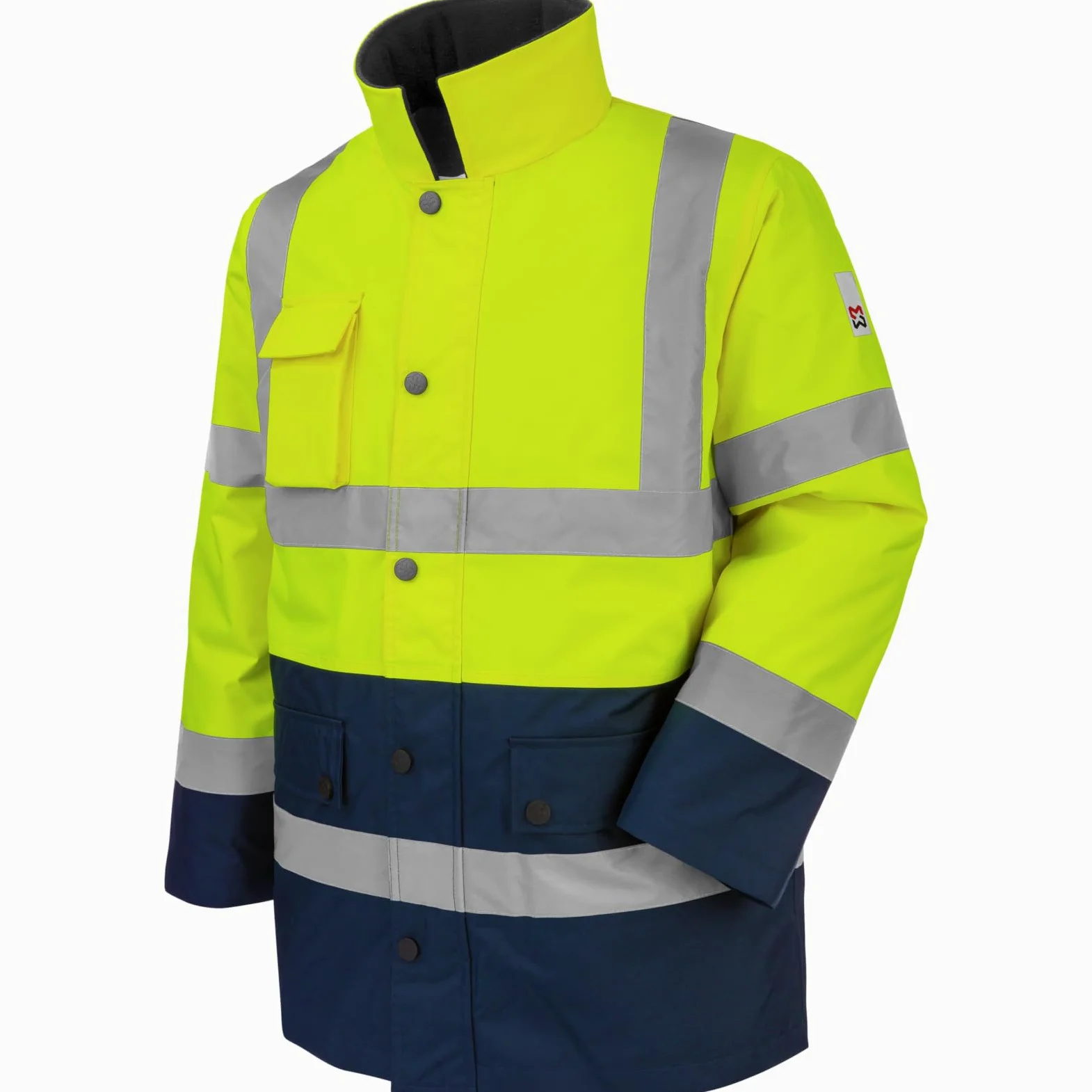 WüRTH MODYF Parka de travail haute-visibilité LUMEN jaune/marine