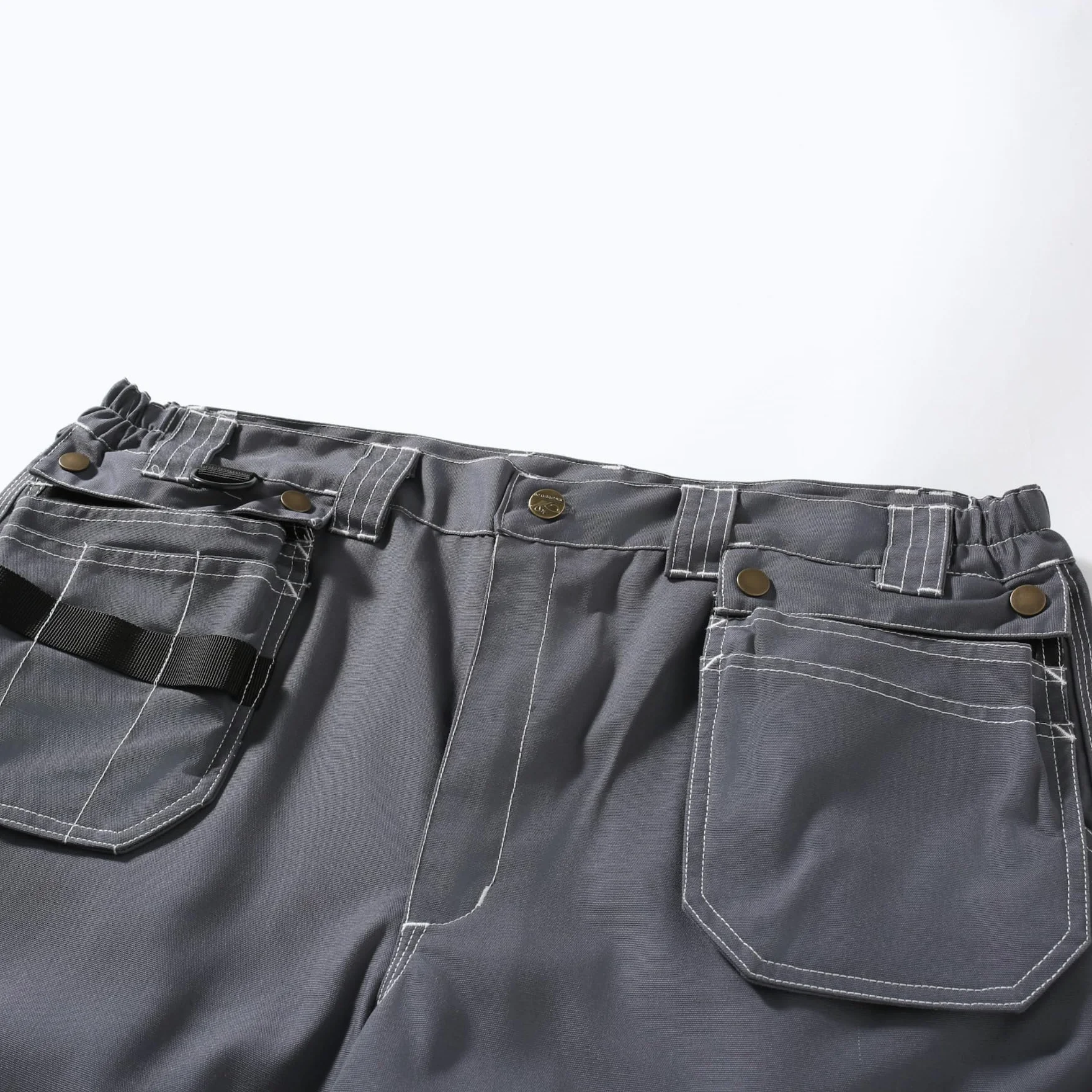 YOUTHUP Pantalon de Travail Homme Multipoches Résistant Pantalon de Sécurité pour l’Extérieur Durable Renforcé aux Genoux