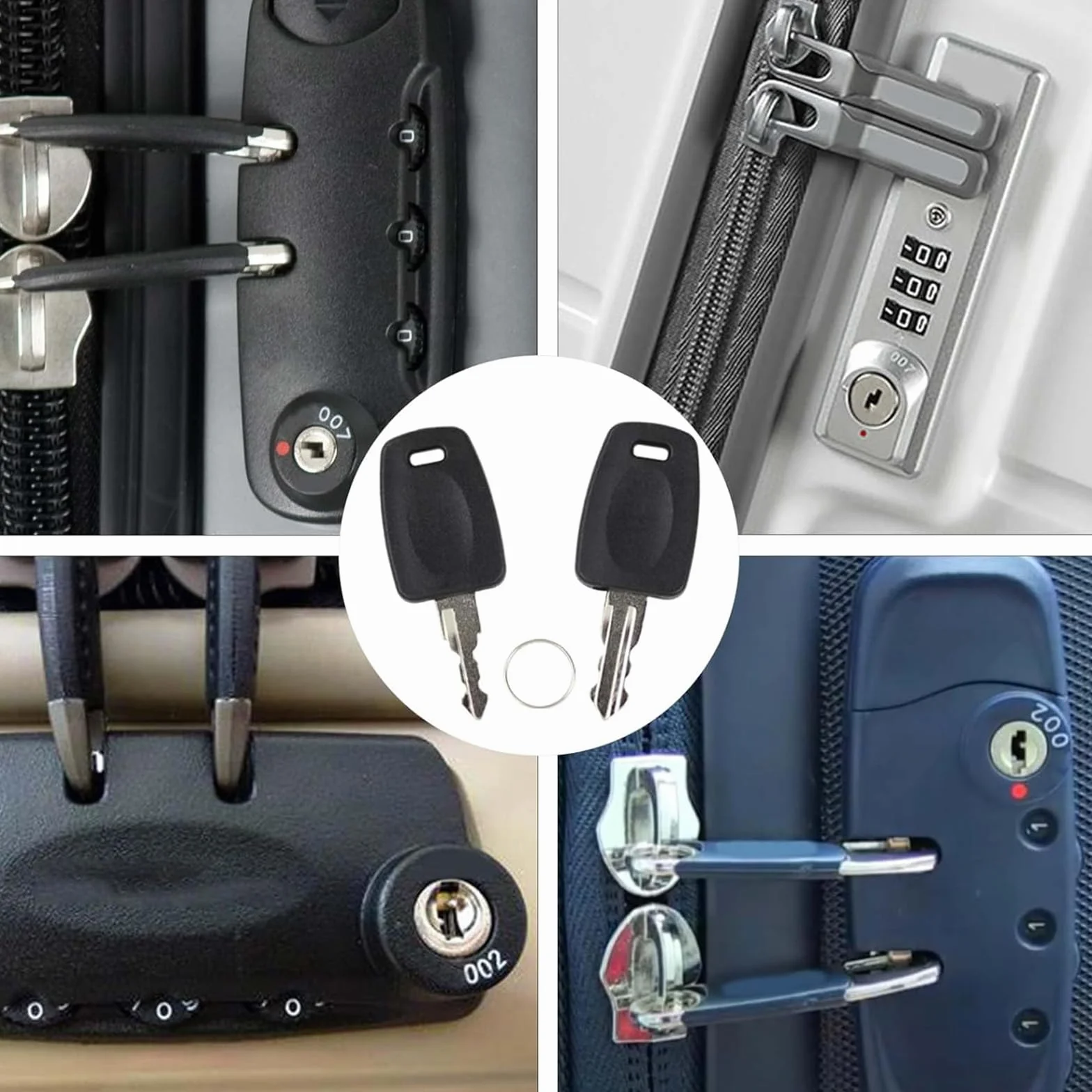 Clés TSA 007 Universelles Compatibles avec TSA pour Bagages Valises