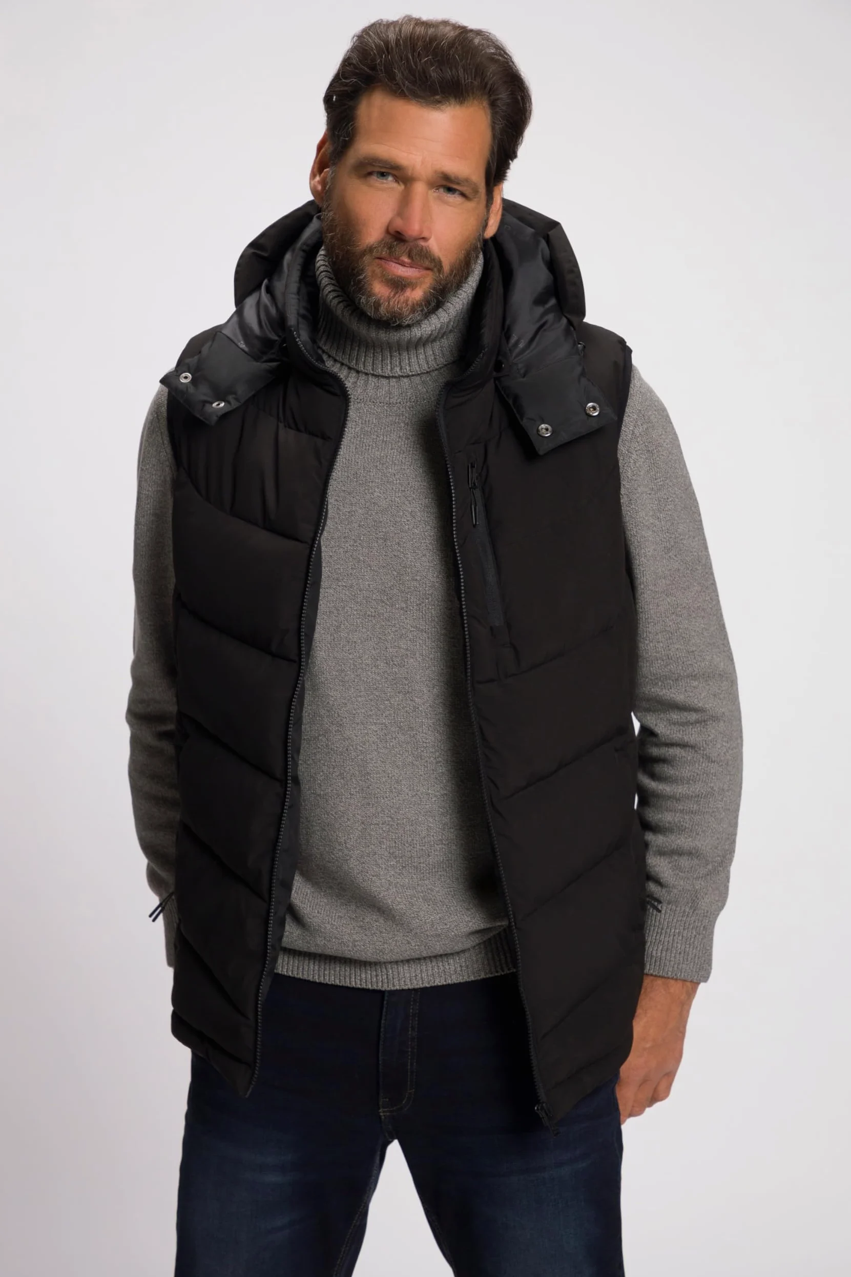 JP 1880 Gilet Matelassé, Rembourrage Downtouch et Capuche Gilet matelassé Homme (lot de 1)